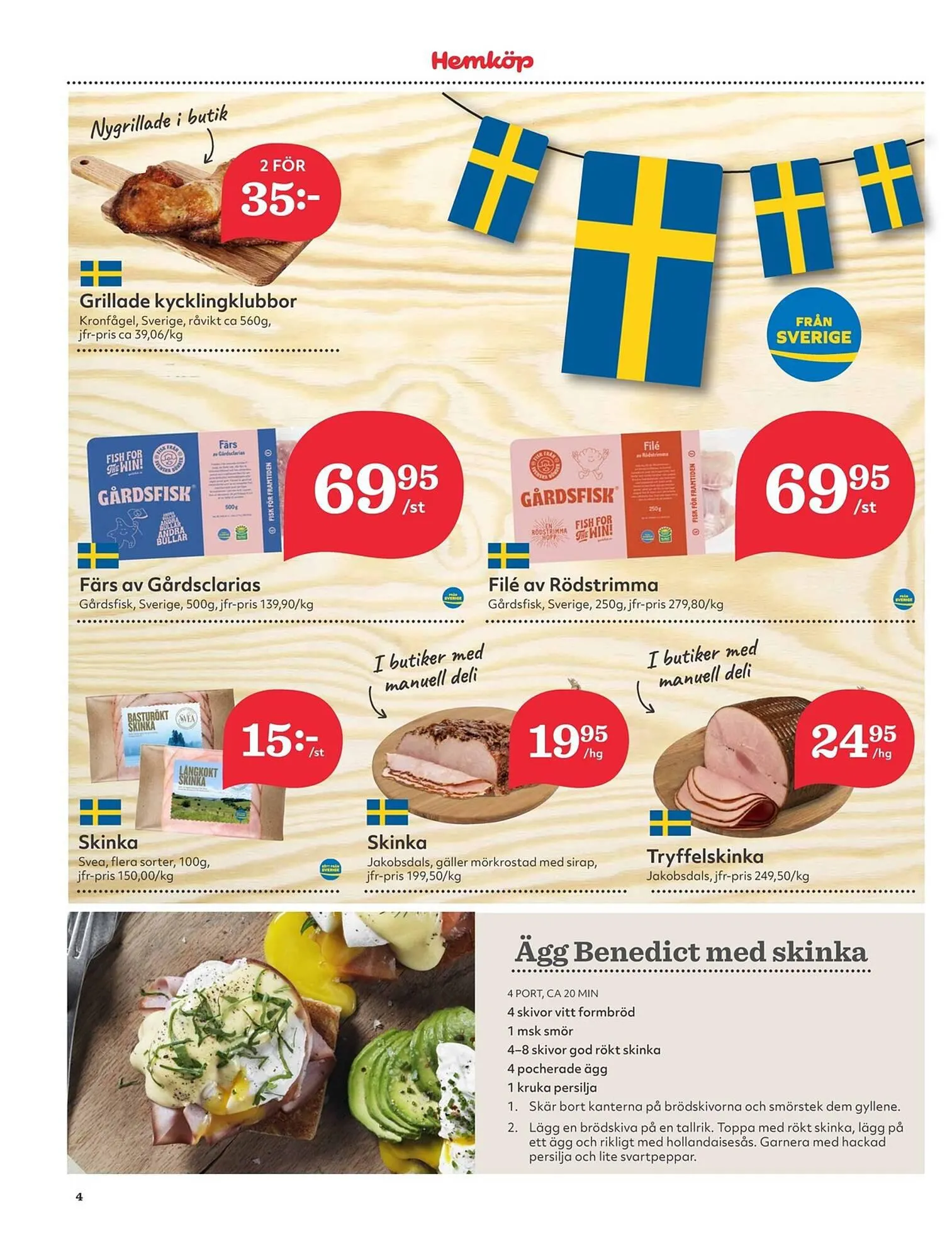 Hemköp reklamblad från 2 oktober till 8 oktober 2023 - Reklamblad sidor 4