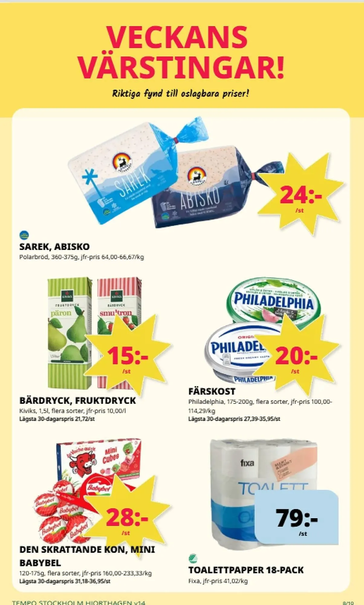 Tempo reklamblad från 1 april till 6 april 2026 - Reklamblad sidor 8