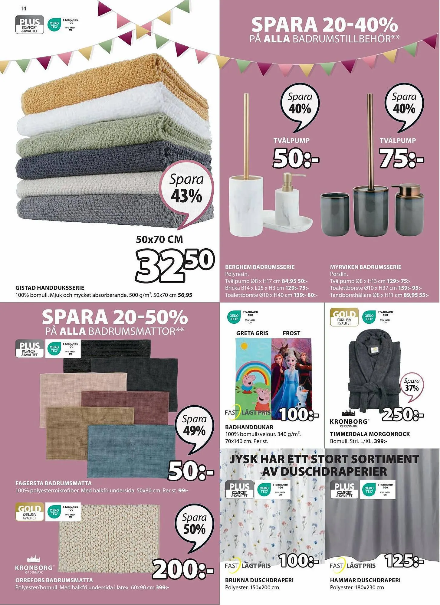 JYSK reklamblad från 25 september till 8 oktober 2023 - Reklamblad sidor 14