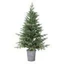 Liten julgran i korg 130 cm