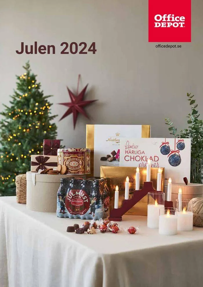Office Depot - Julen från 24 september till 8 oktober 2024 - Reklamblad sidor 1