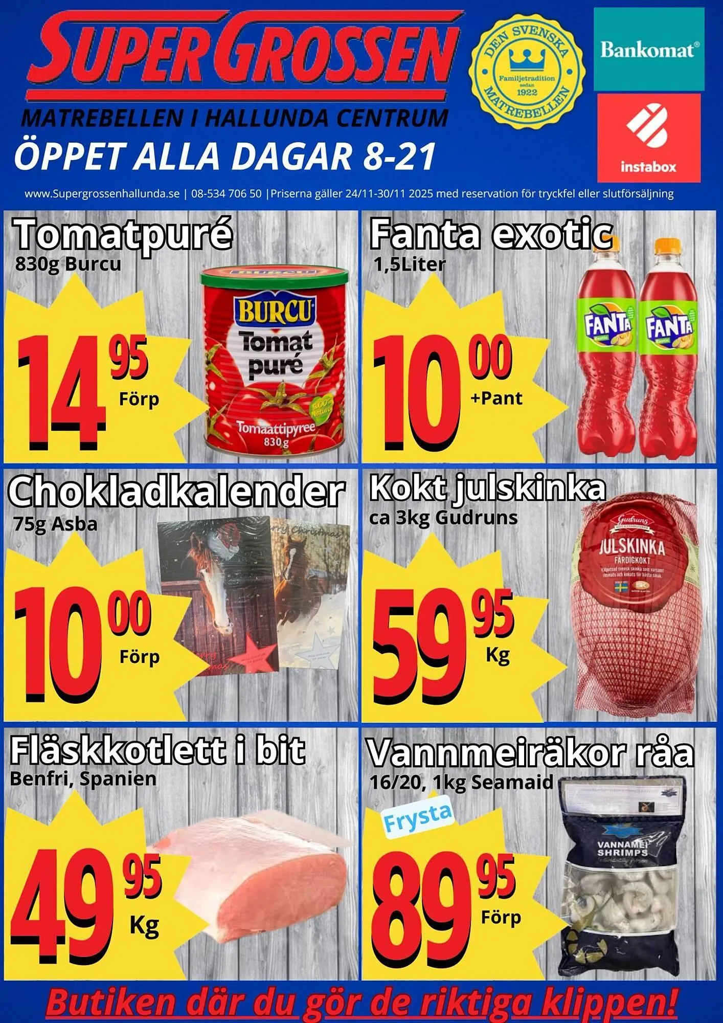 Supergrossen reklamblad - 1
