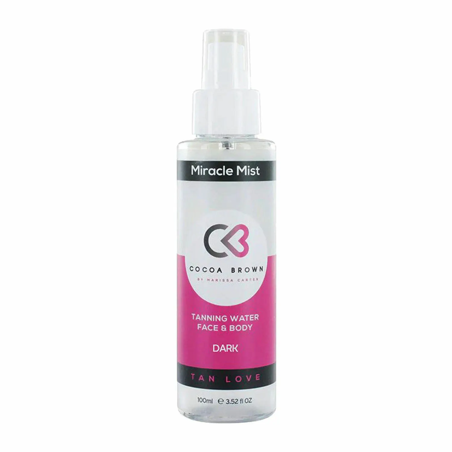 Brun utan sol Cocoa Brown Miracle Mist tanning Water Dark