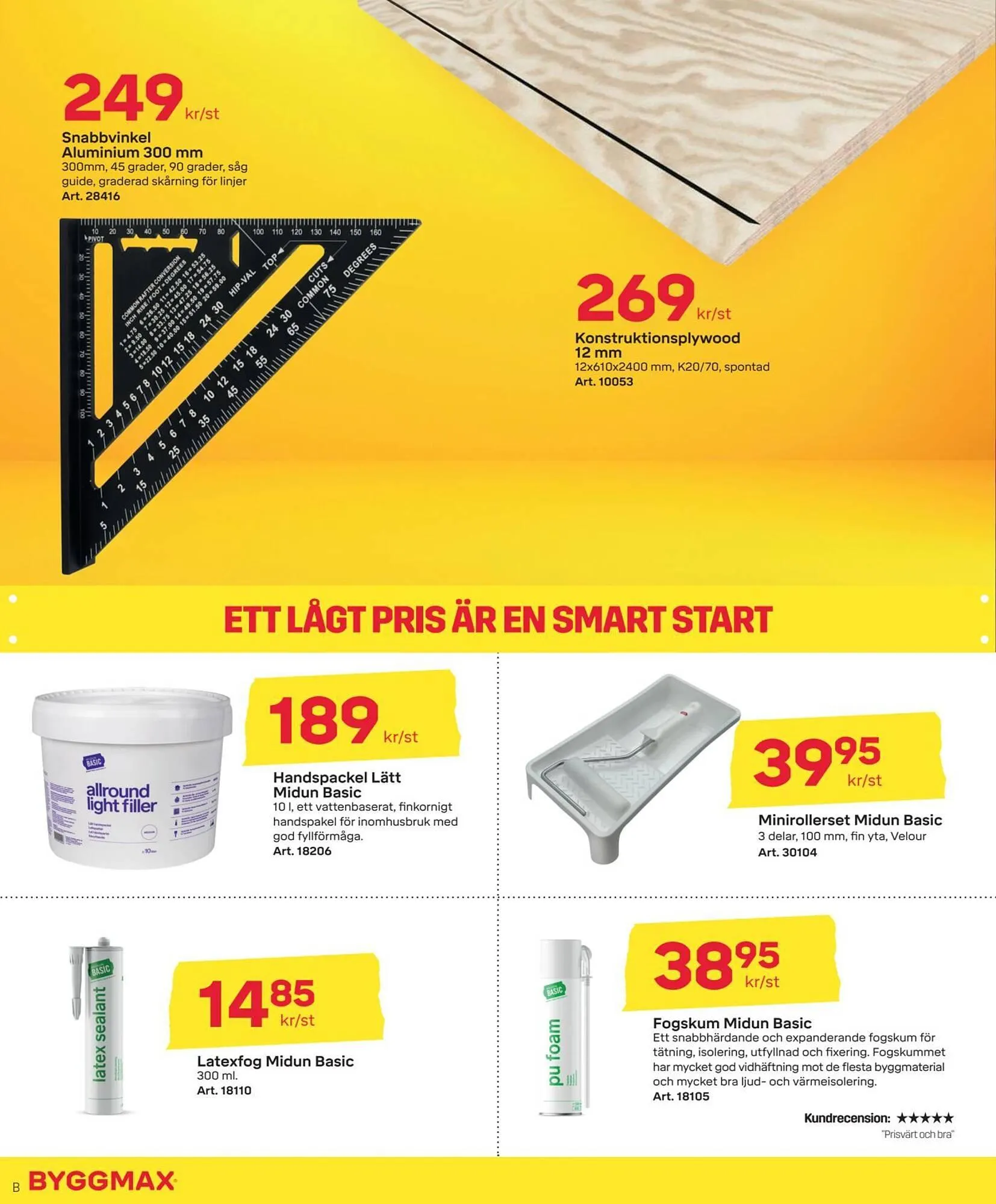 Byggmax reklamblad från 17 oktober till 3 november 2024 - Reklamblad sidor 2