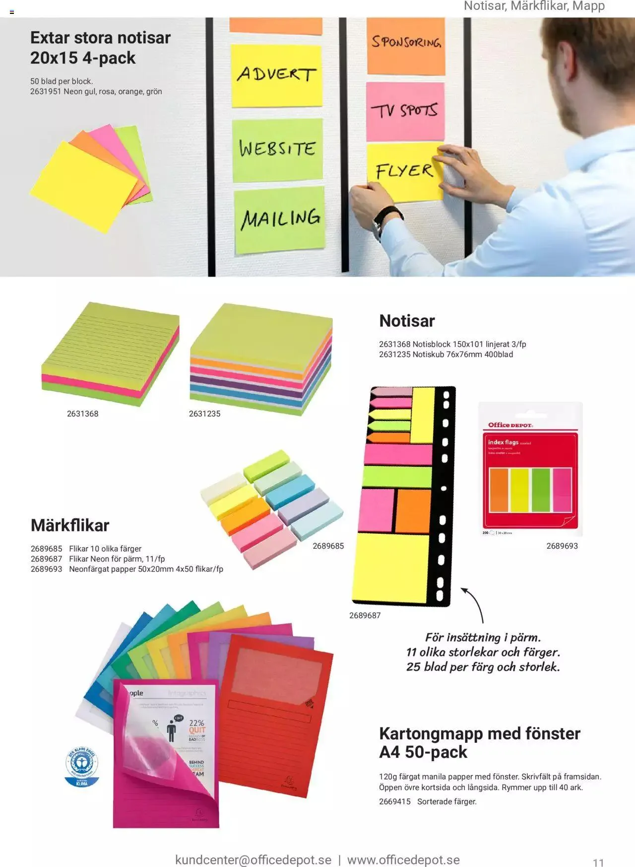 Office Depot - Lärarfolder 23/24 från 3 april till 31 december 2023 - Reklamblad sidor 11