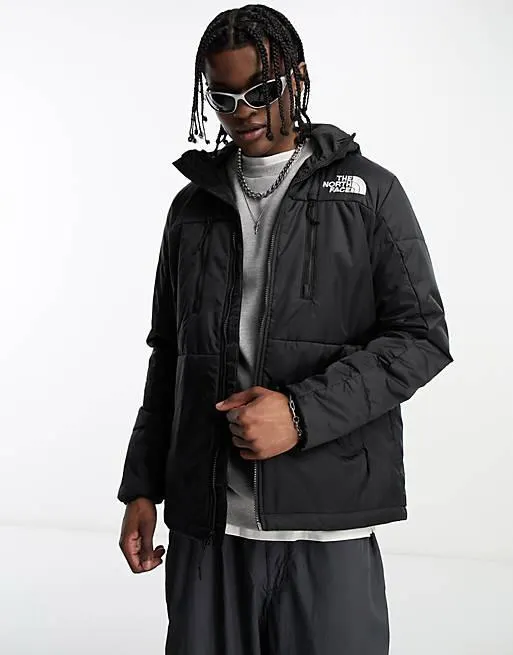 The North Face – Himalayan – Svart jacka med syntetiskt foder och huva