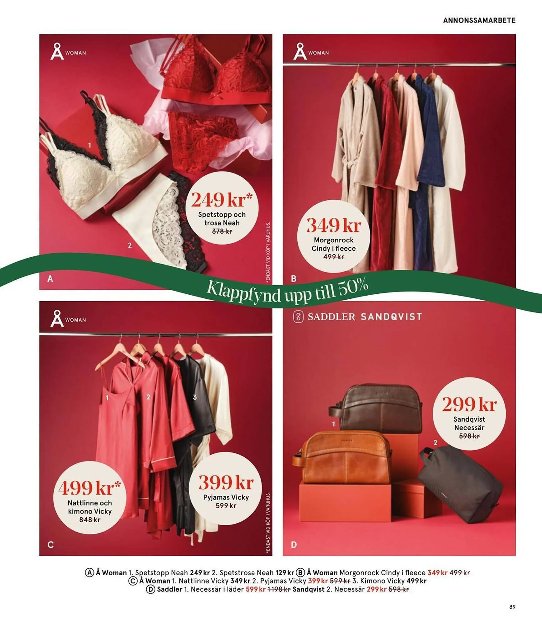 Åhléns reklamblad från 25 november till 11 december 2025 - Reklamblad sidor 89