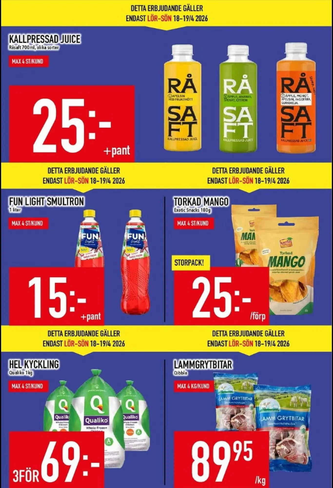 Matdax reklamblad från 13 april till 19 april 2026 - Reklamblad sidor 6