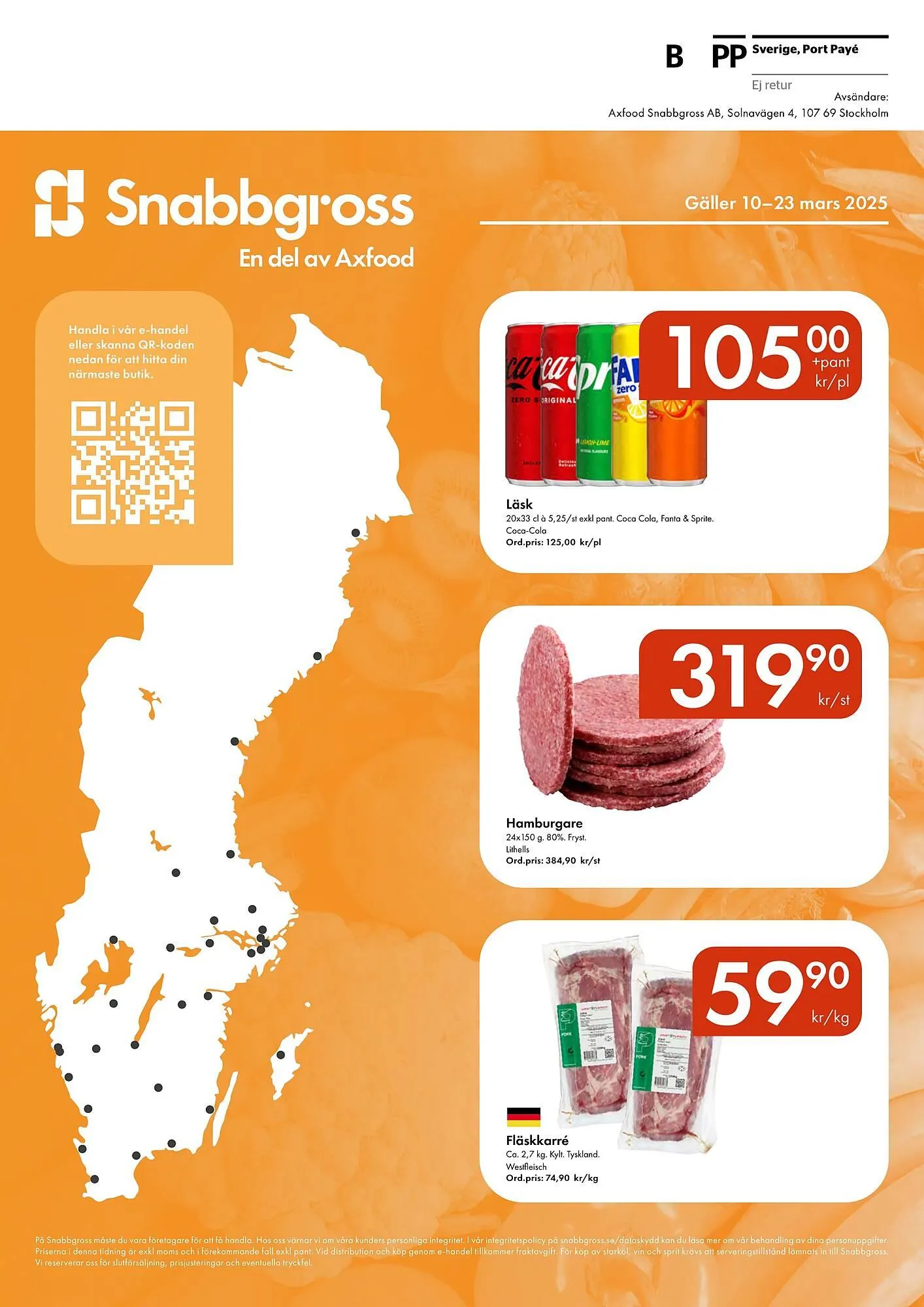 Snabbgross reklamblad från 10 mars till 23 mars 2025 - Reklamblad sidor 16