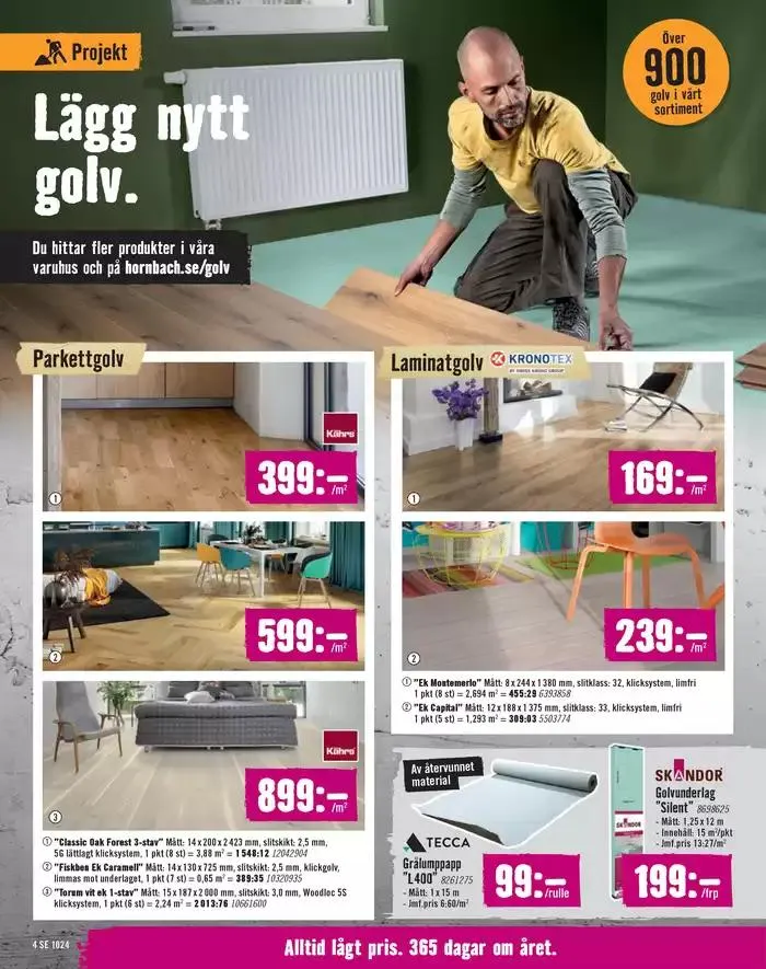  Hornbach reklamblad  från 9 oktober till 31 oktober 2024 - Reklamblad sidor 4