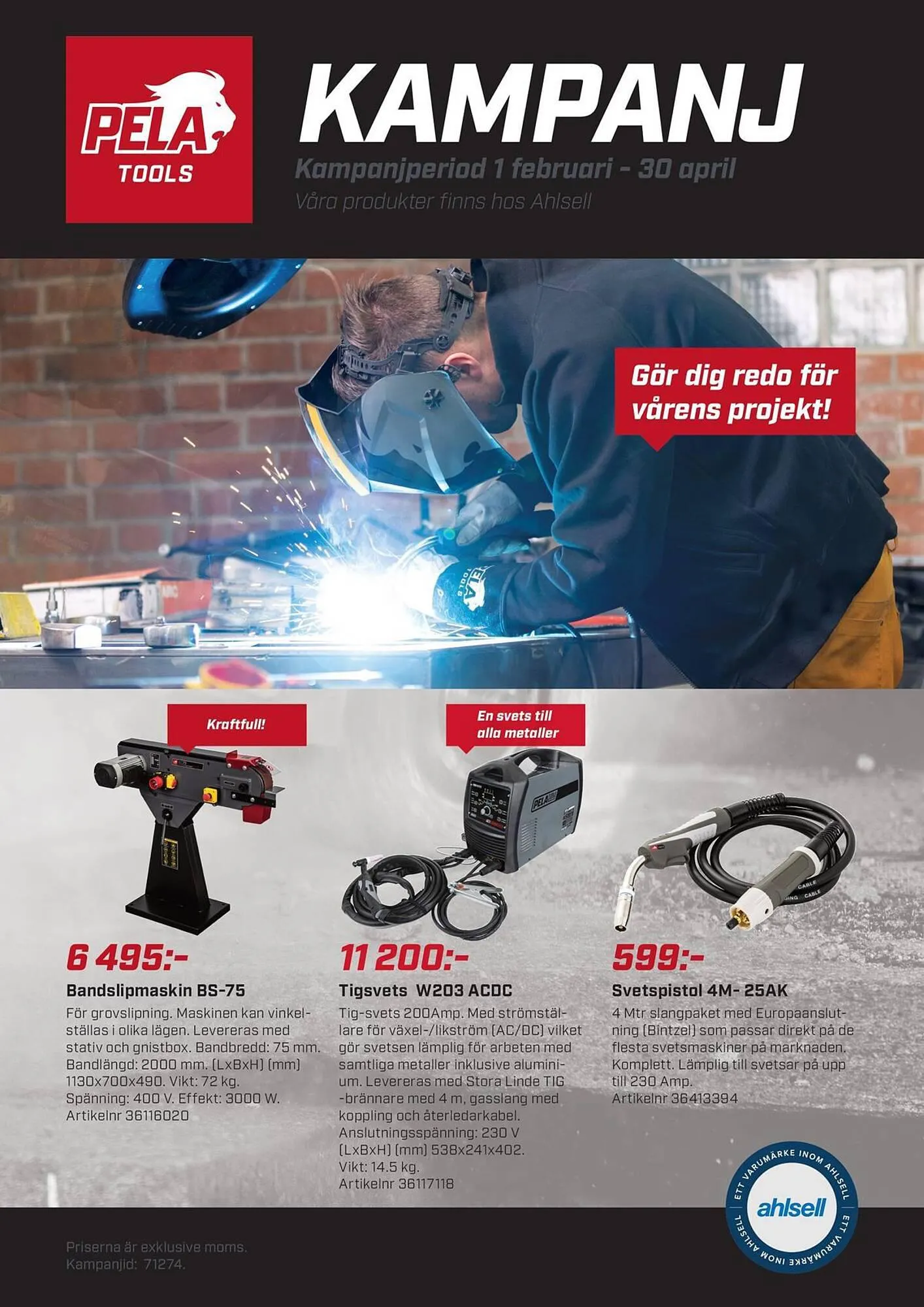 Ahlsell reklamblad från 8 februari till 30 april 2024 - Reklamblad sidor 