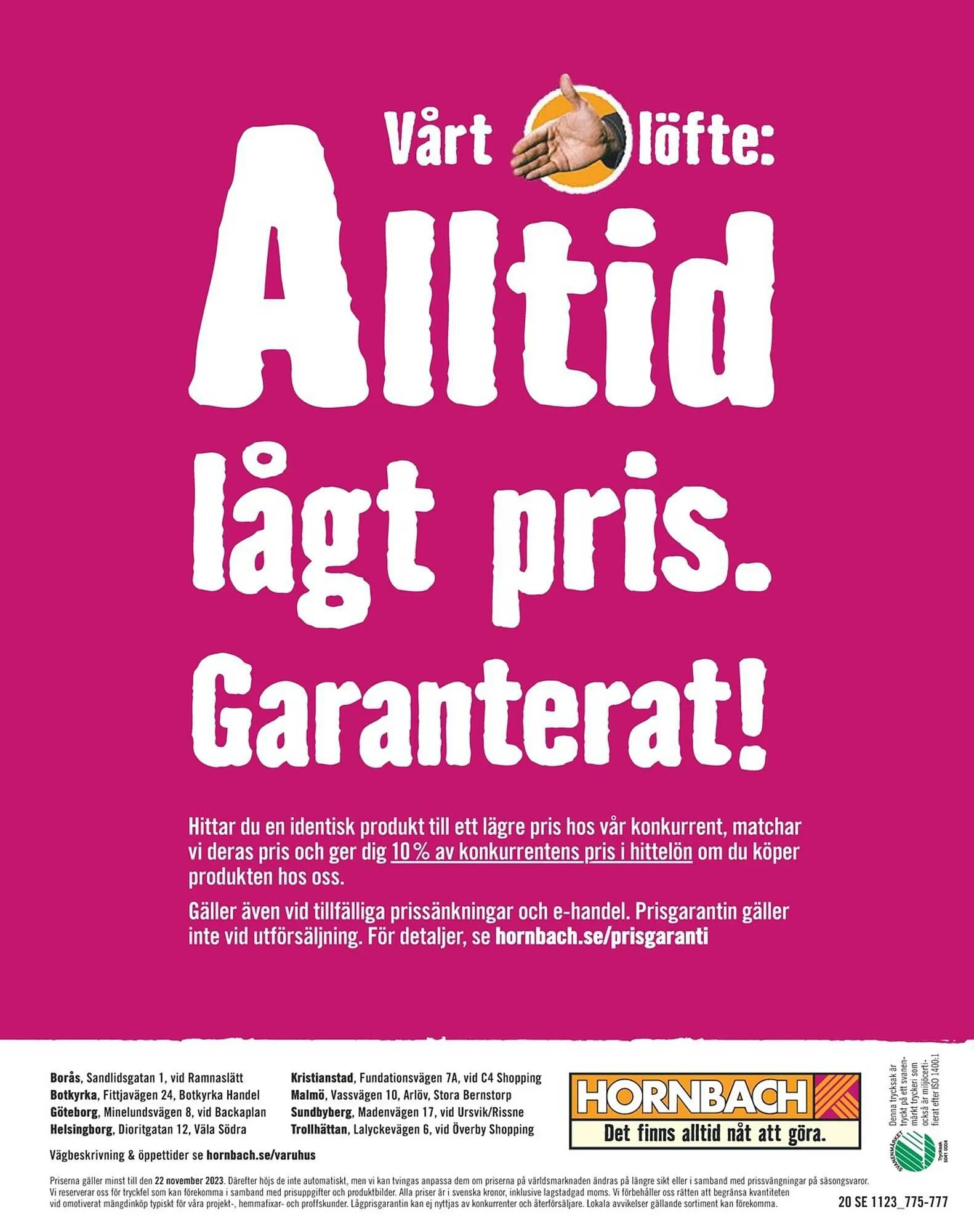 Hornbach reklamblad från 27 oktober till 22 november 2023 - Reklamblad sidor 20