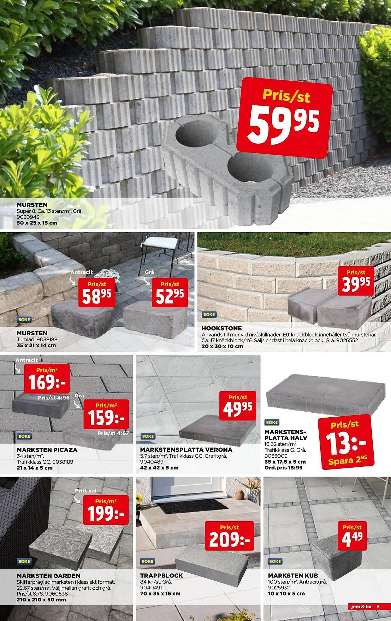 Jem&Fix reklamblad från 23 juli till 30 juli 2023 - Reklamblad sidor 9