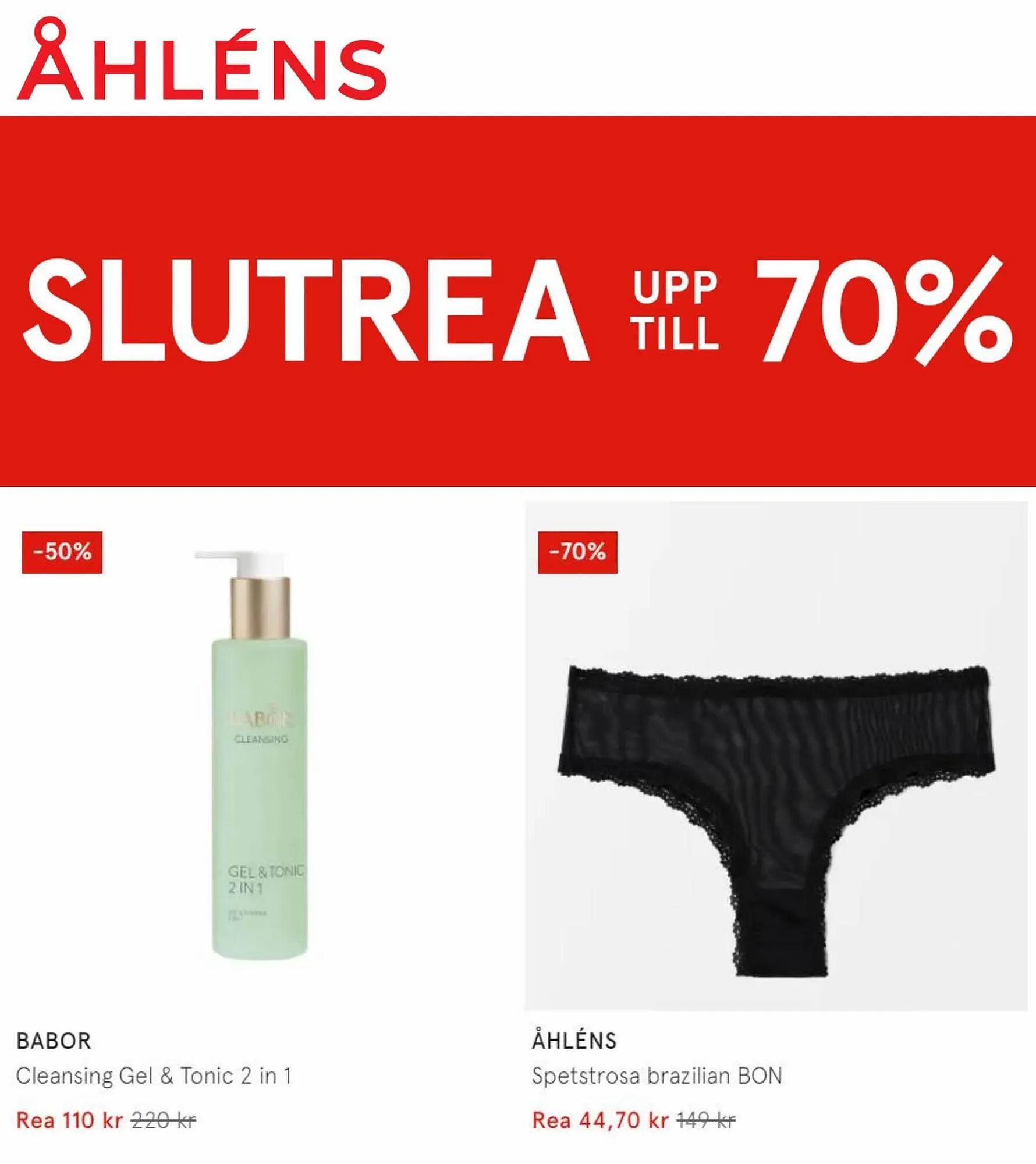 Åhléns reklamblad från 2 juli till 29 juli 2023 - Reklamblad sidor 7