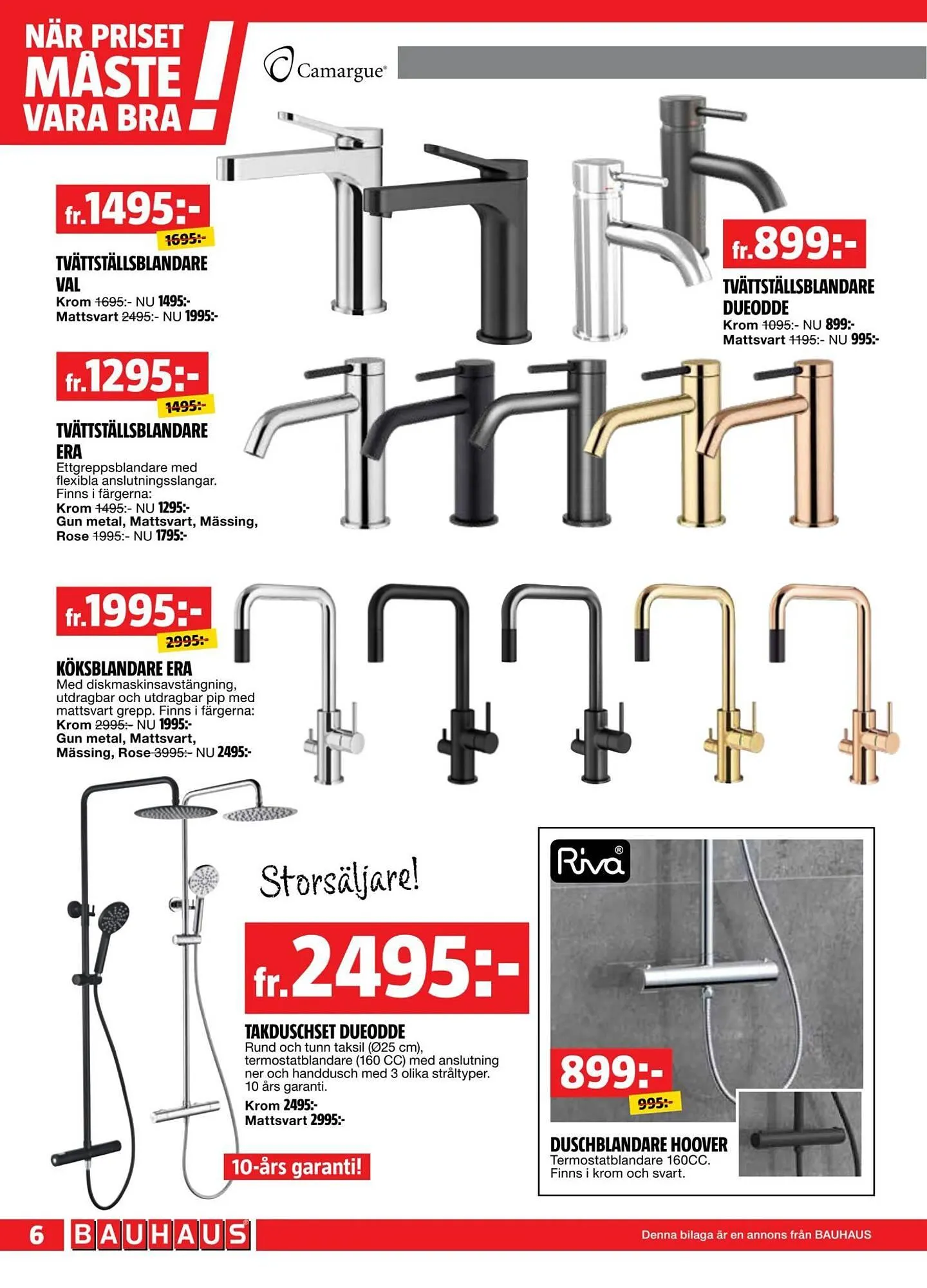 Bauhaus reklamblad från 29 september till 12 oktober 2025 - Reklamblad sidor 6