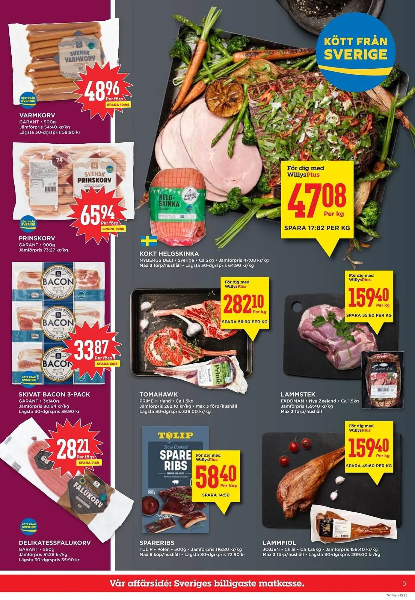 Willys reklamblad från 23 mars till 29 mars 2026 - Reklamblad sidor 5