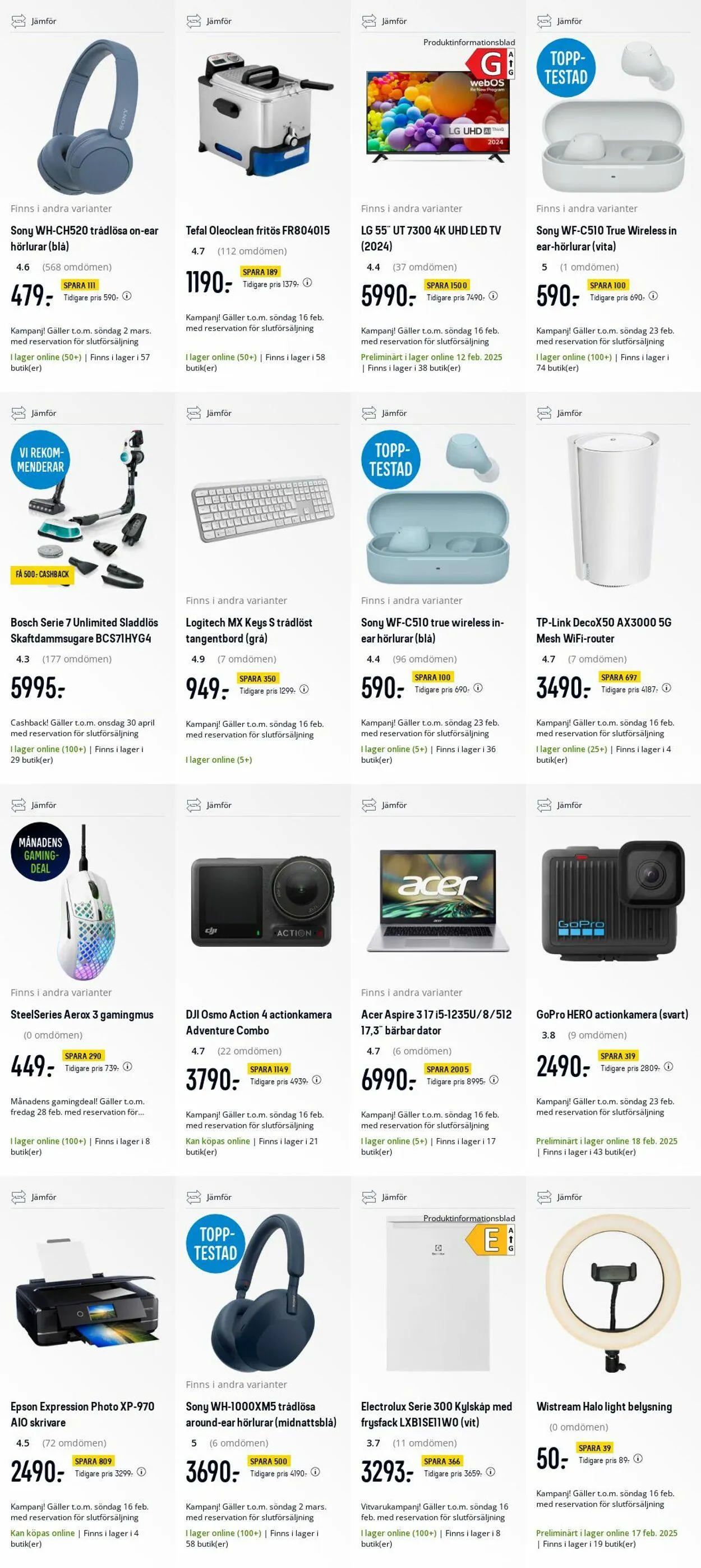 Elgiganten från 10 februari till 16 februari 2025 - Reklamblad sidor 30