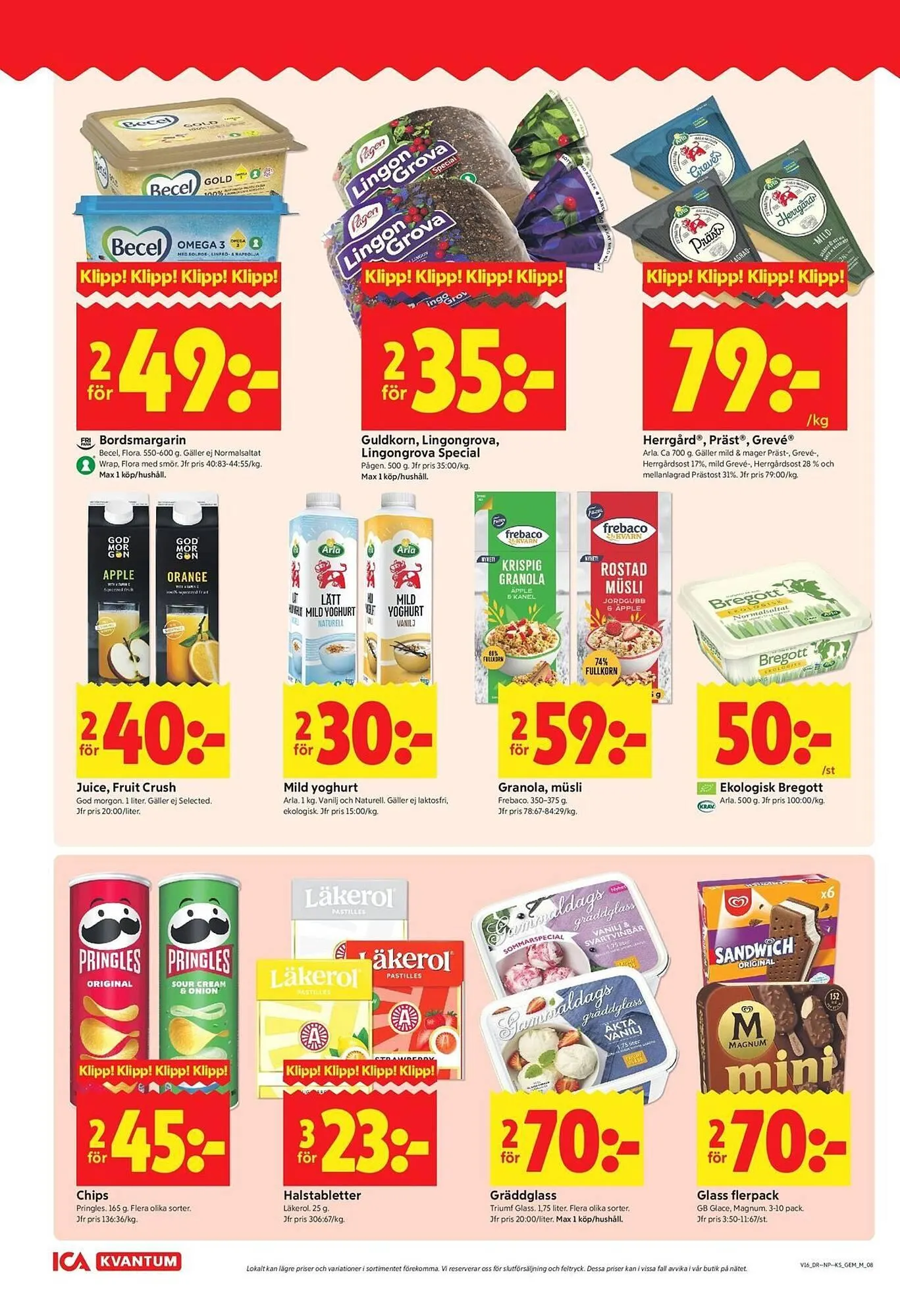 ICA Kvantum reklamblad från 13 april till 19 april 2026 - Reklamblad sidor 8