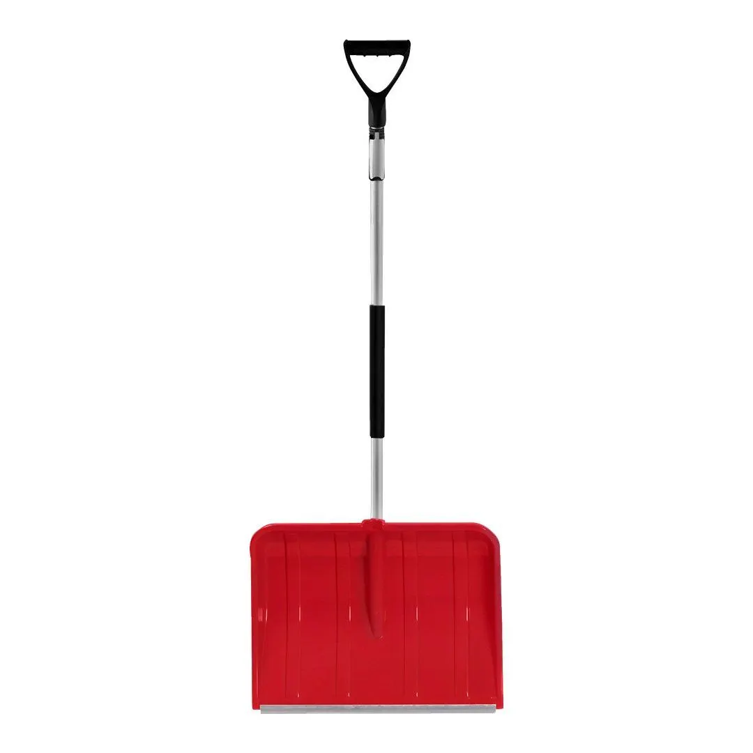 Snøskuffe med teleskophåndtak i aluminium 122-160 cm