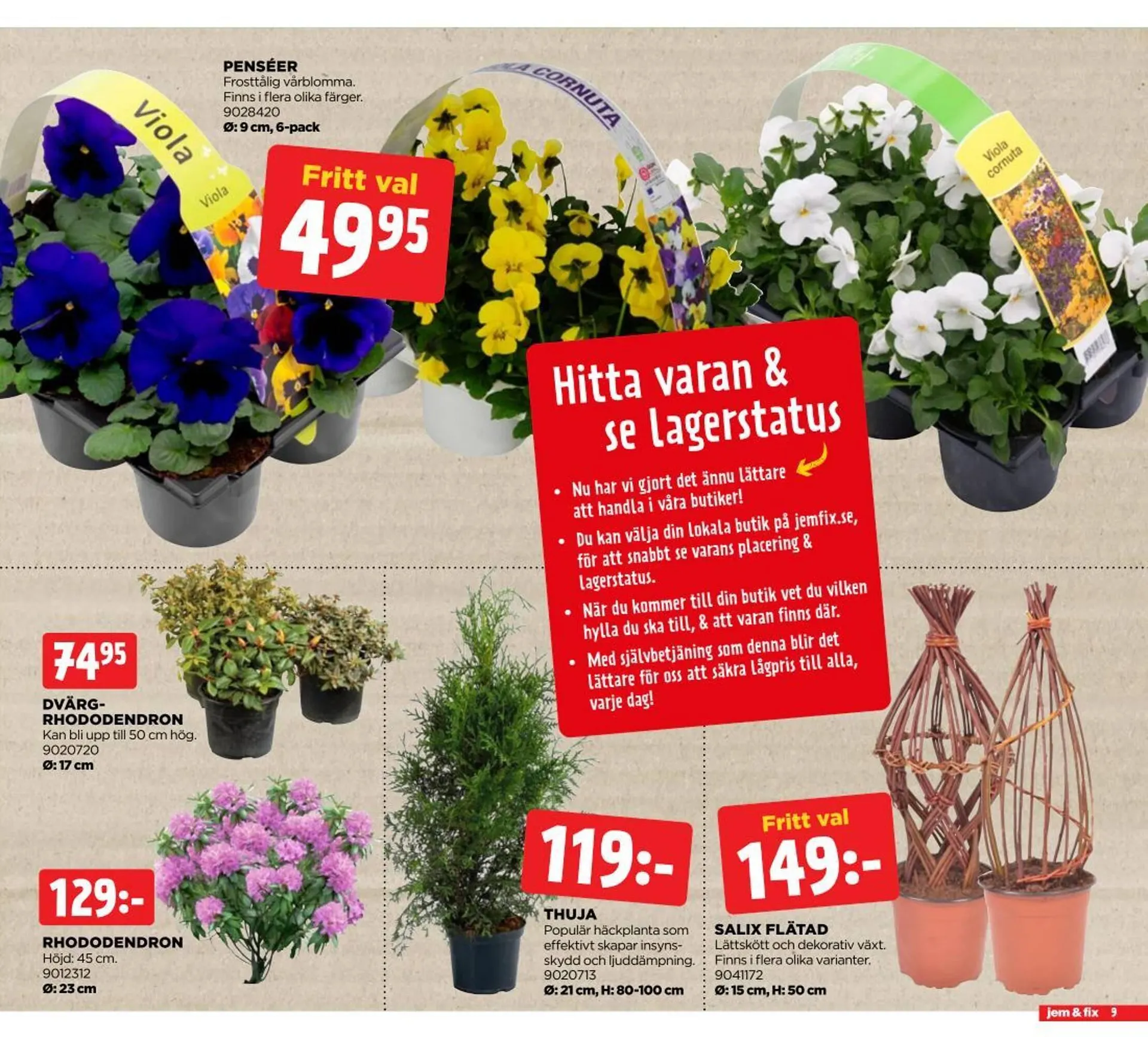 Jem&Fix reklamblad från 10 mars till 23 mars 2025 - Reklamblad sidor 9