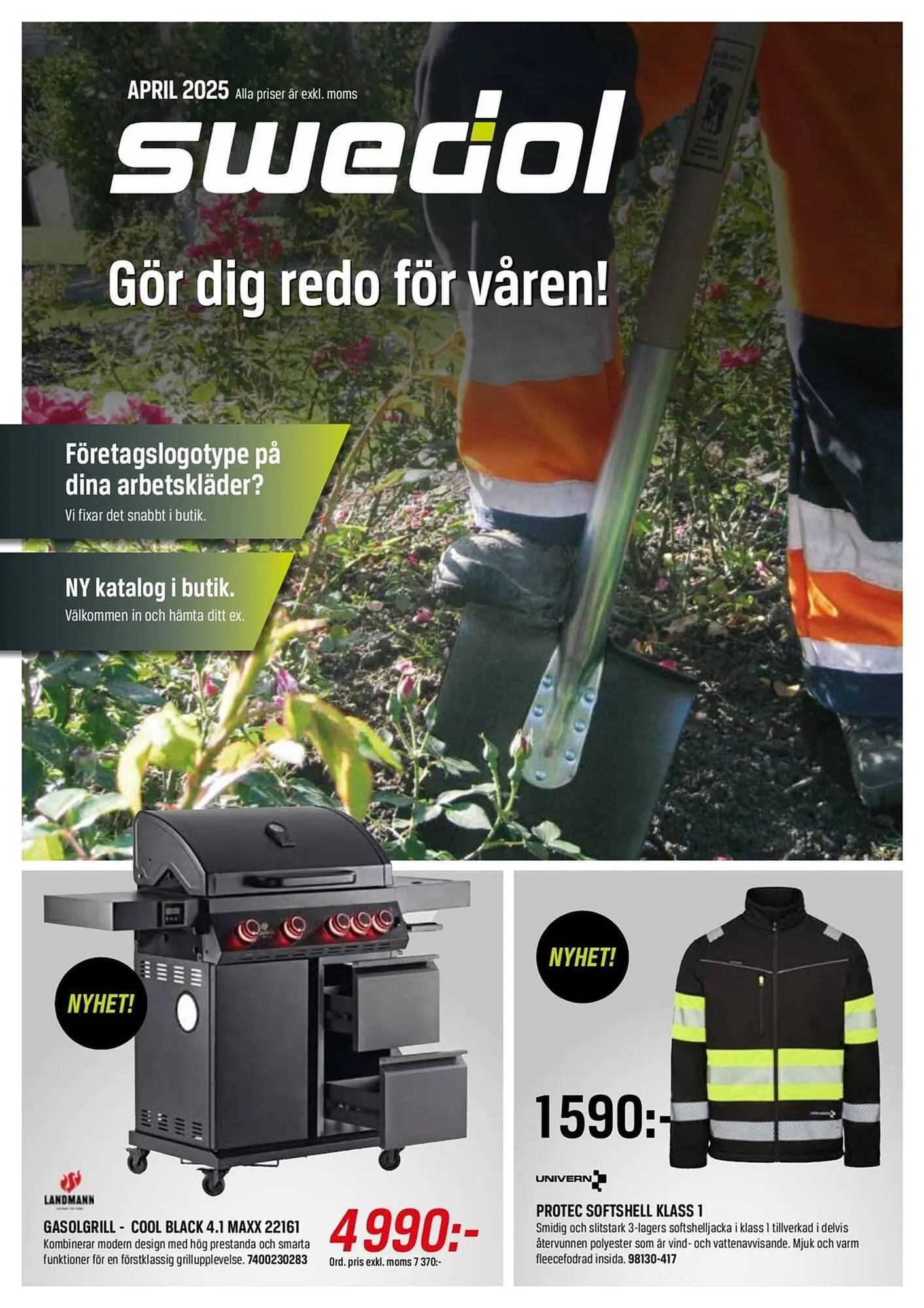 Swedol reklamblad från 2 april till 30 april 2025 - Reklamblad sidor 1