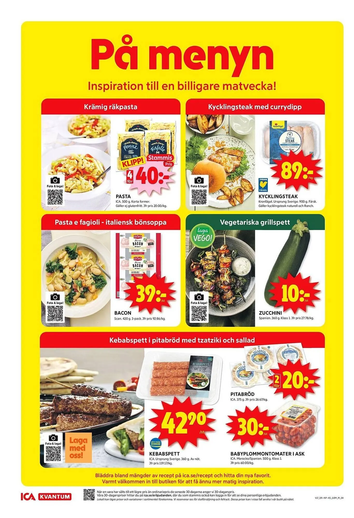 ICA Kvantum reklamblad från 22 april till 27 april 2025 - Reklamblad sidor 4