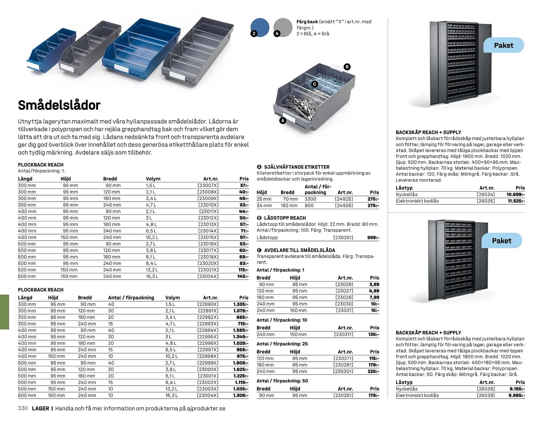 AJ Produkter reklamblad från 1 januari till 31 december 2025 - Reklamblad sidor 330
