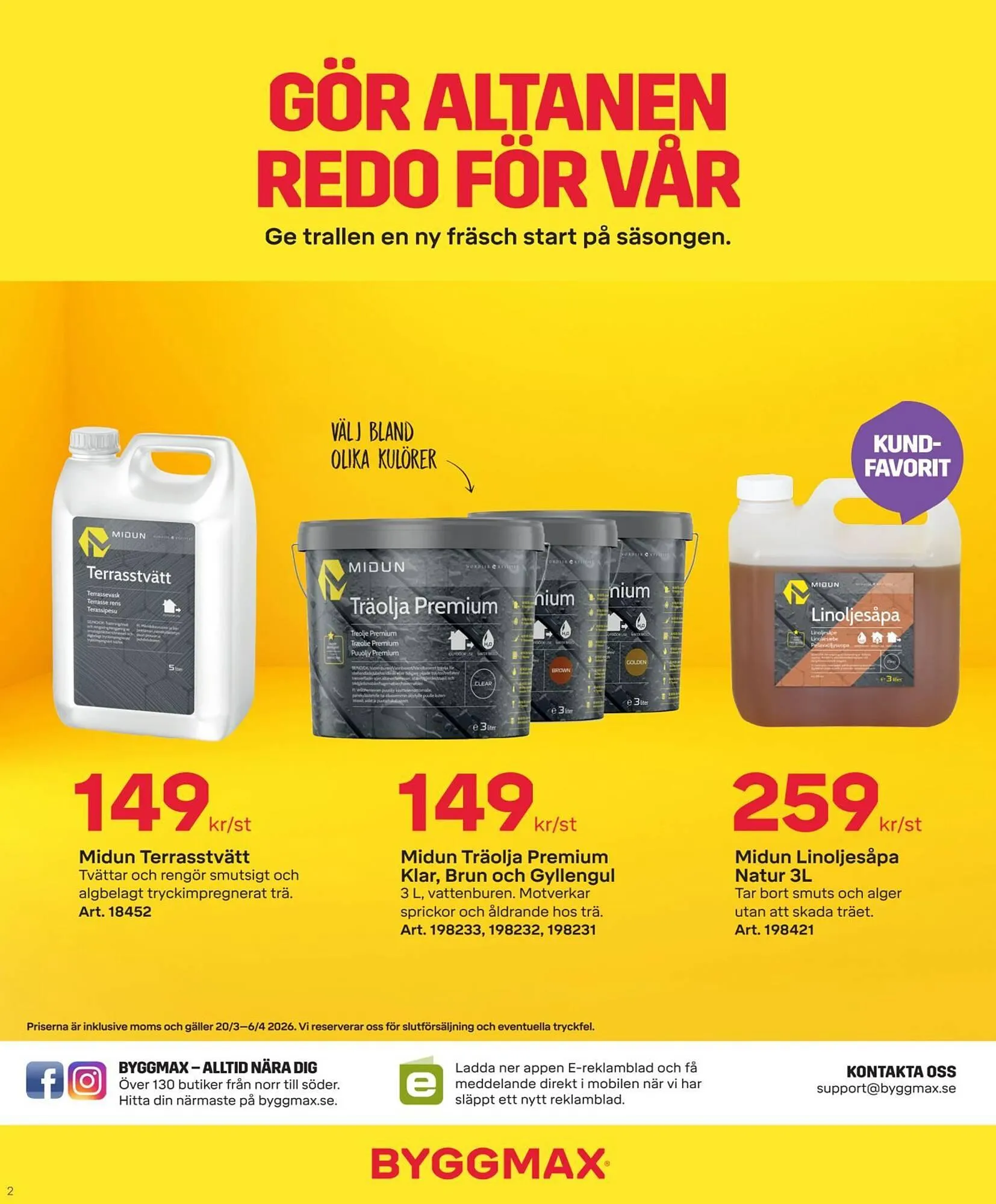 Byggmax reklamblad från 20 mars till 7 april 2026 - Reklamblad sidor 8