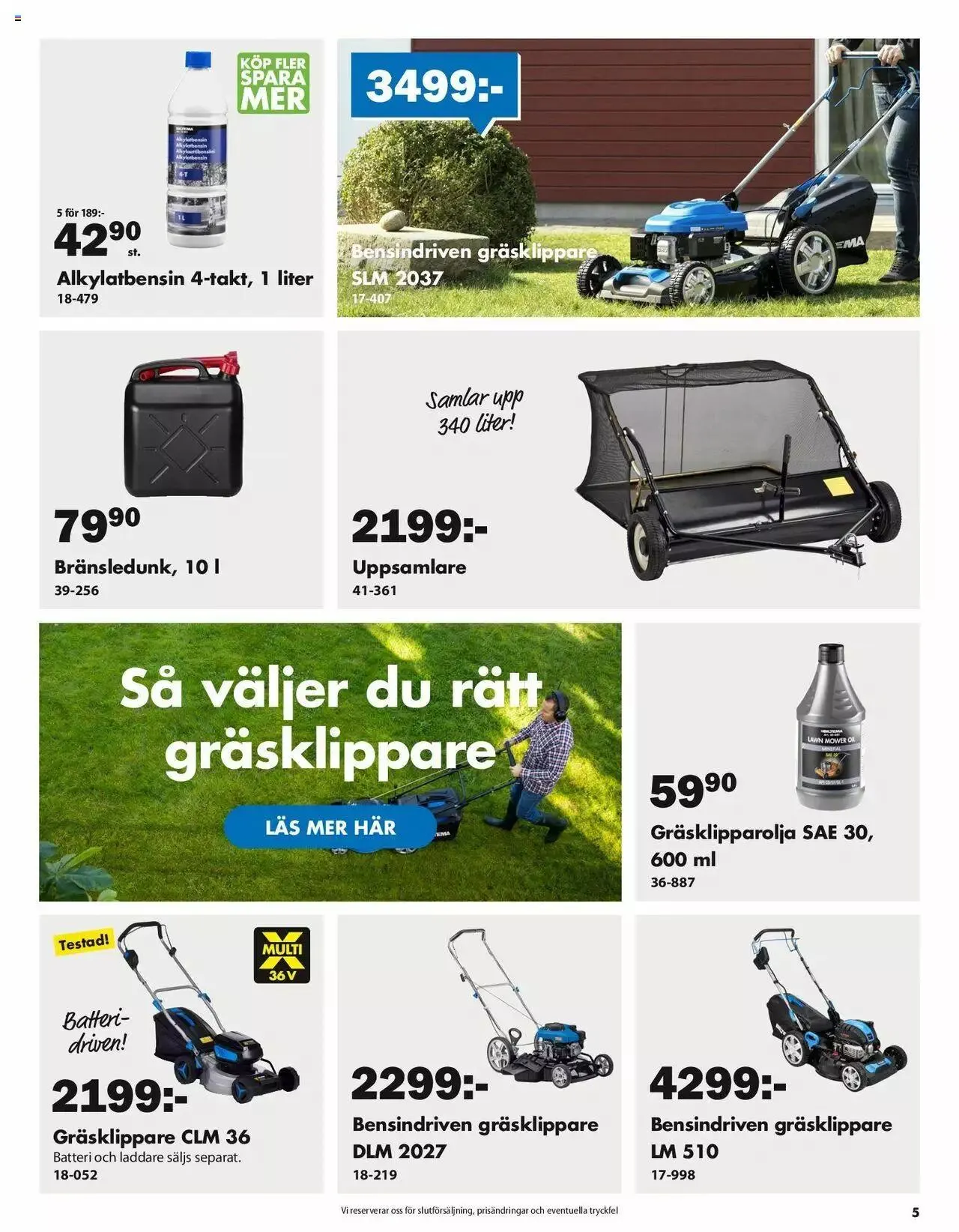 Biltema - erbjudanden från 25 april till 31 december 2024 - Reklamblad sidor 5