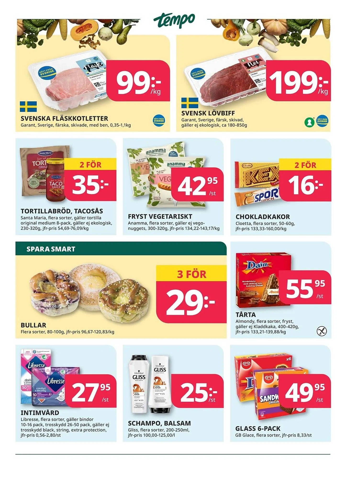 Tempo reklamblad från 25 september till 1 oktober 2023 - Reklamblad sidor 3