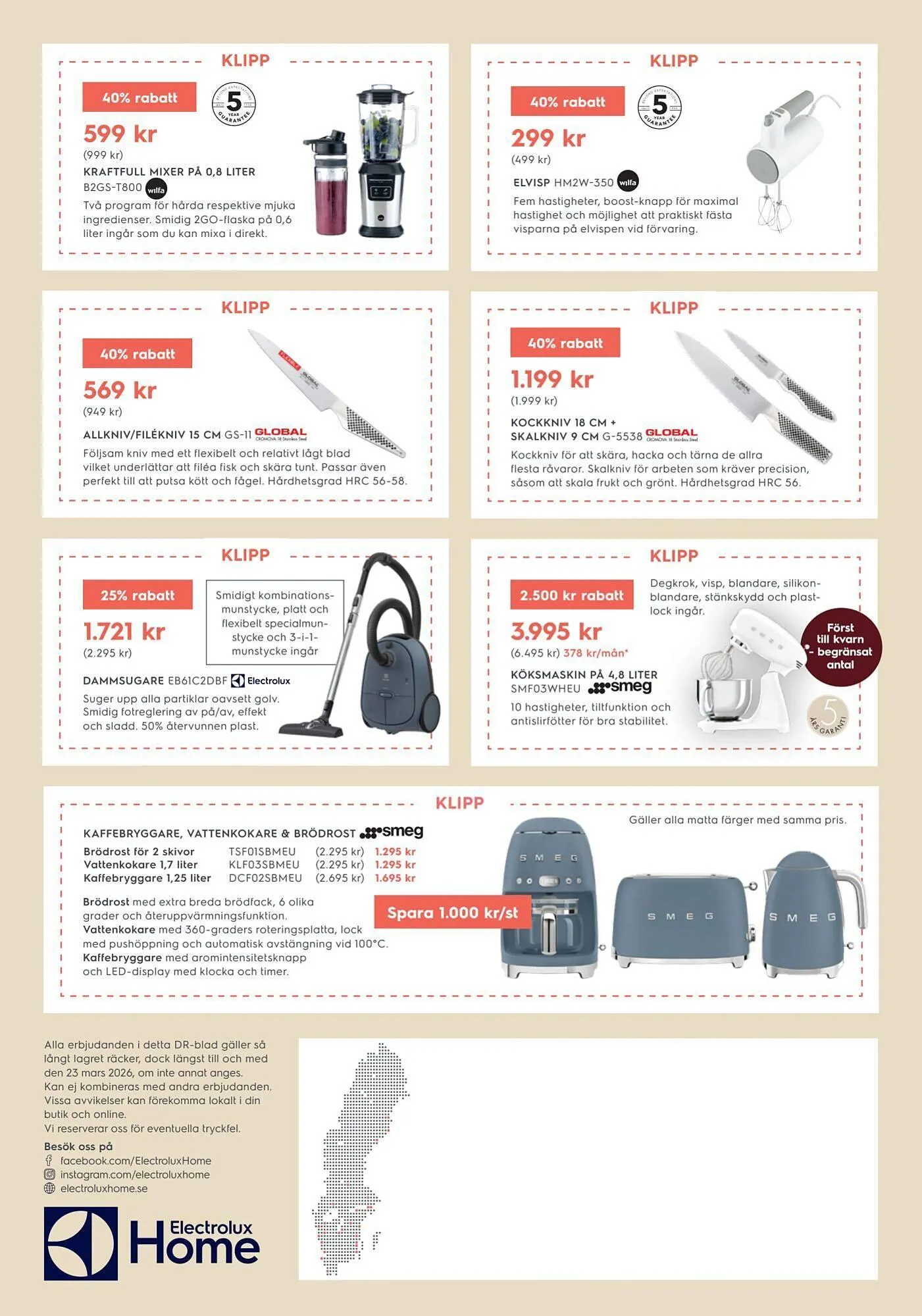 Electrolux Home reklamblad från 3 mars till 24 mars 2026 - Reklamblad sidor 12