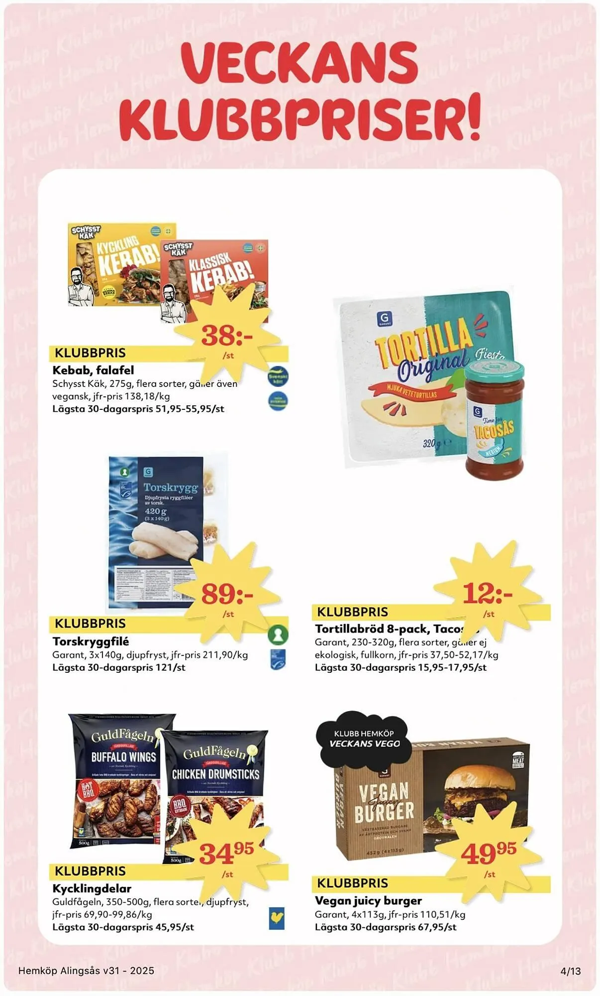 Hemköp reklamblad från 28 juli till 3 augusti 2025 - Reklamblad sidor 4