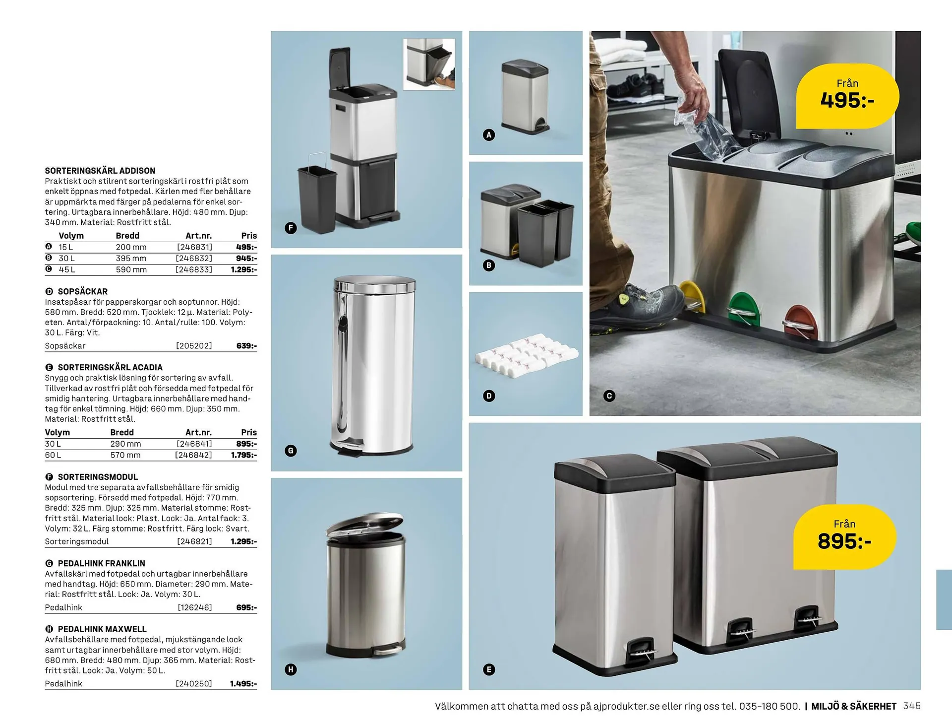 AJ Produkter reklamblad från 1 januari till 31 december 2025 - Reklamblad sidor 345