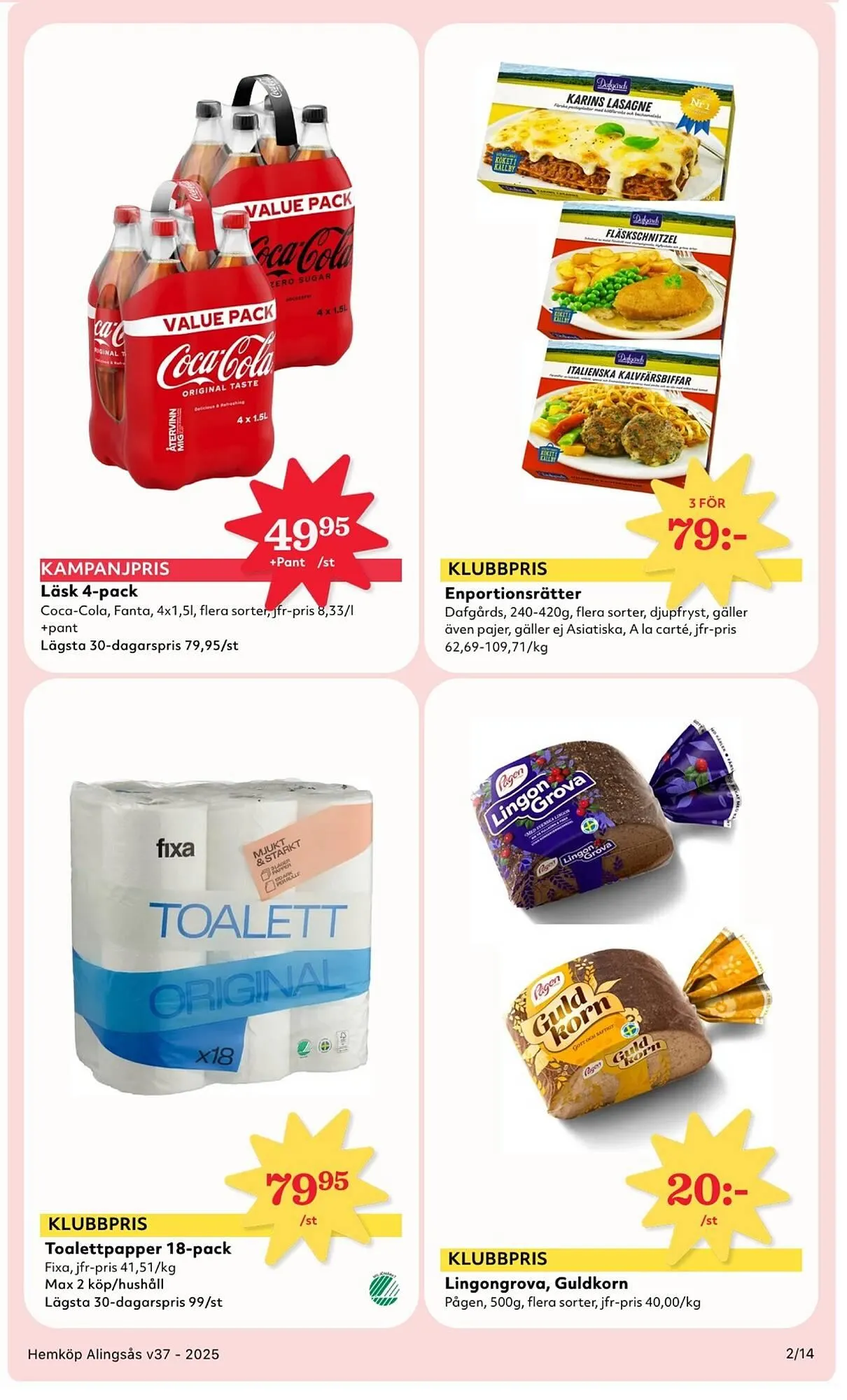 Östenssons reklamblad från 8 september till 14 september 2025 - Reklamblad sidor 2
