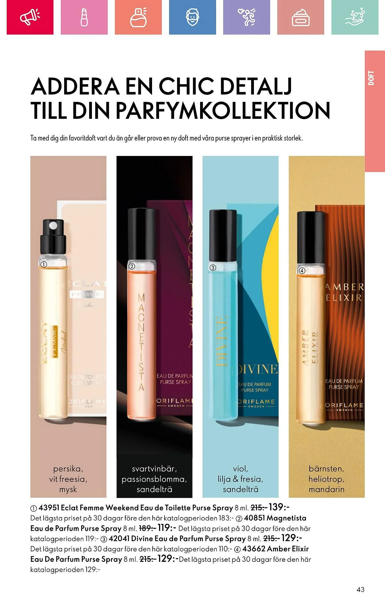 Oriflame reklamblad från 26 januari till 15 februari 2025 - Reklamblad sidor 43
