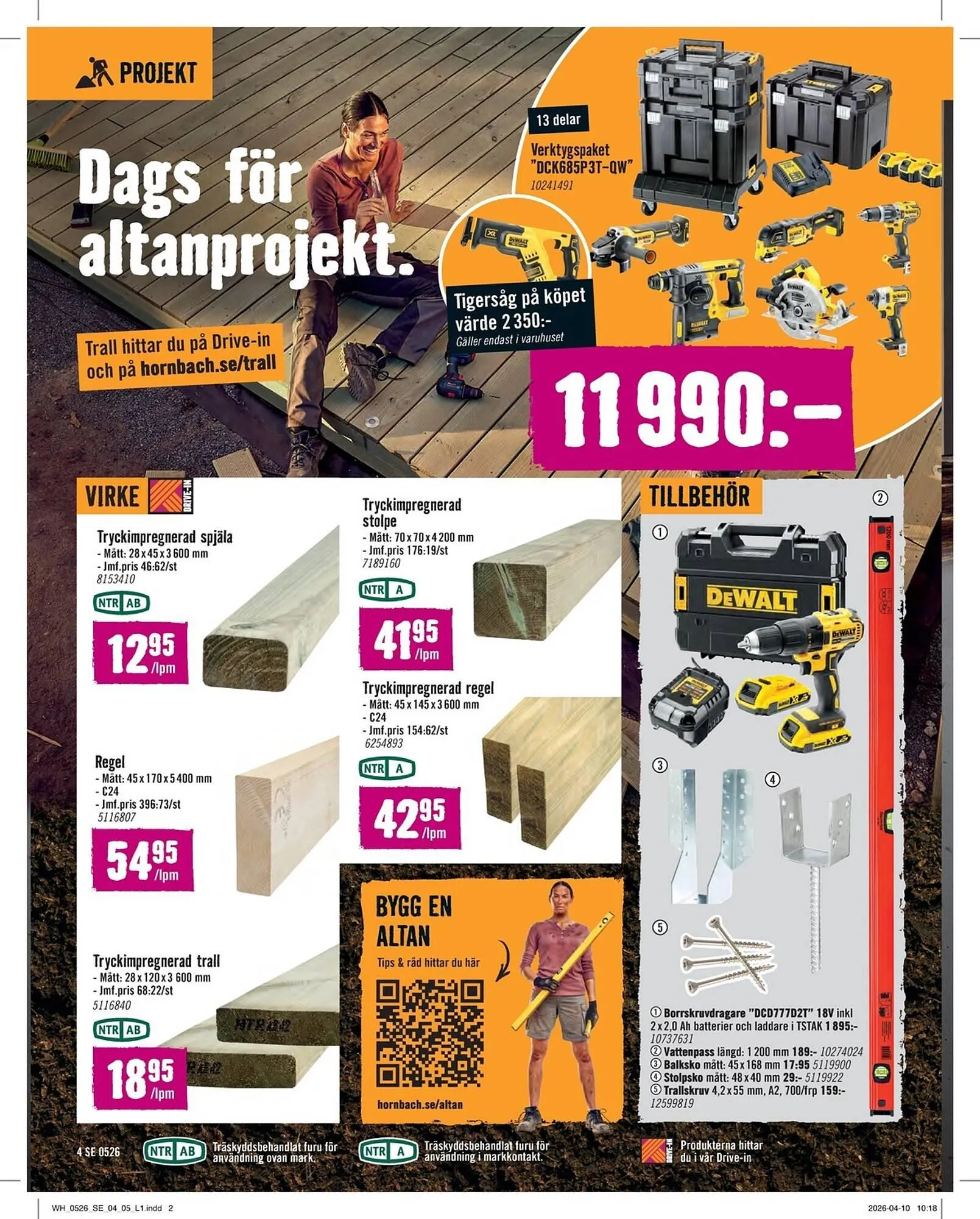 Hornbach reklamblad från 4 maj till 30 maj 2026 - Reklamblad sidor 4