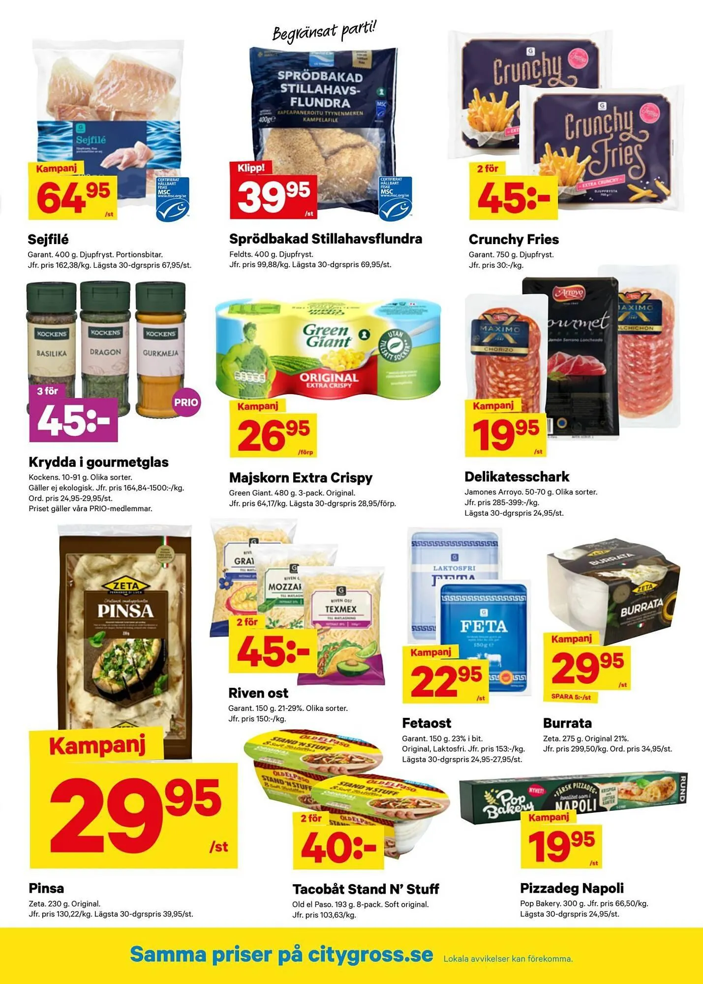 City Gross reklamblad från 2 mars till 9 mars 2026 - Reklamblad sidor 7