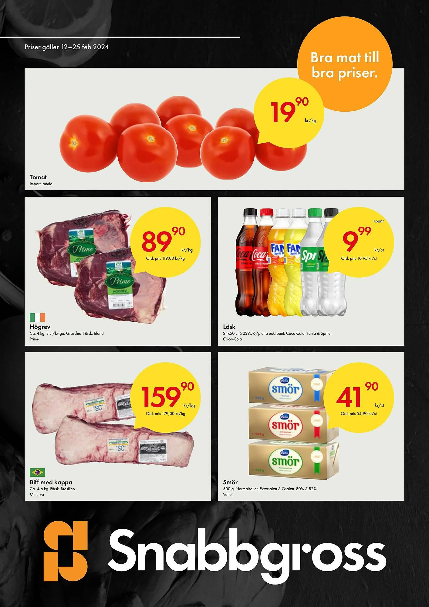 Snabbgross reklamblad från 12 februari till 25 februari 2024 - Reklamblad sidor 