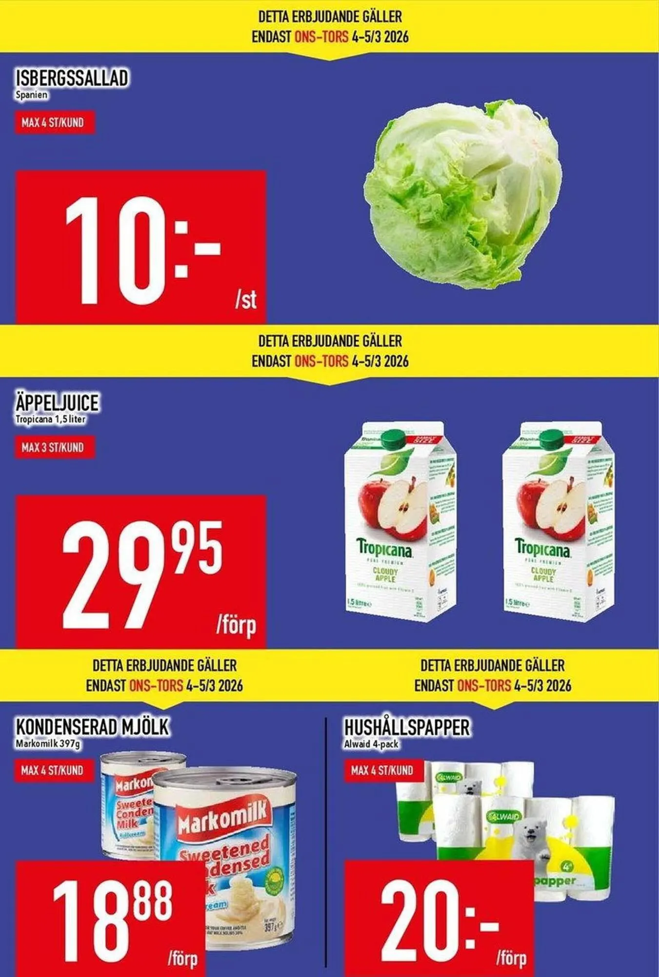 Matdax reklamblad från 2 mars till 8 mars 2026 - Reklamblad sidor 4