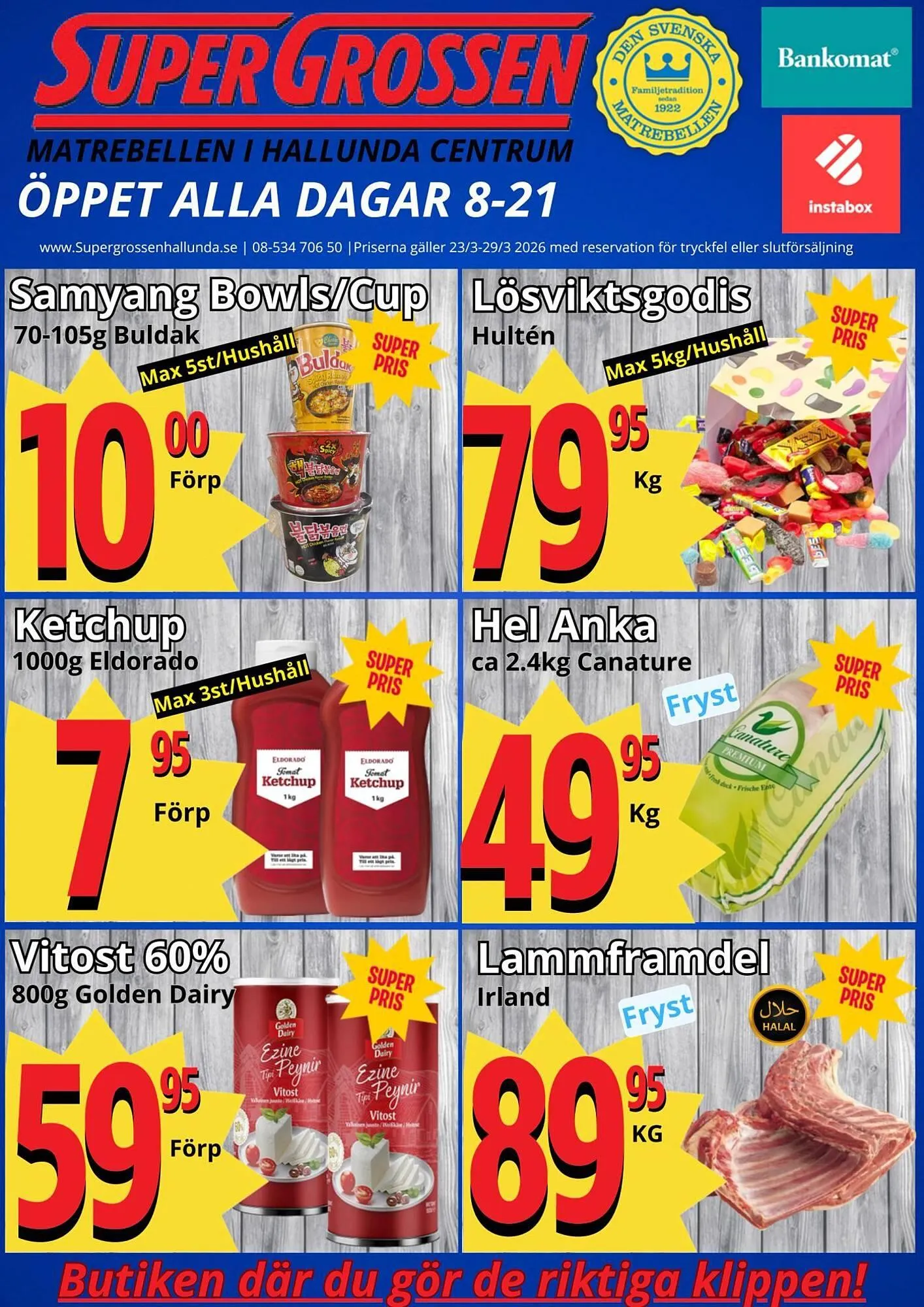 Supergrossen reklamblad - 1