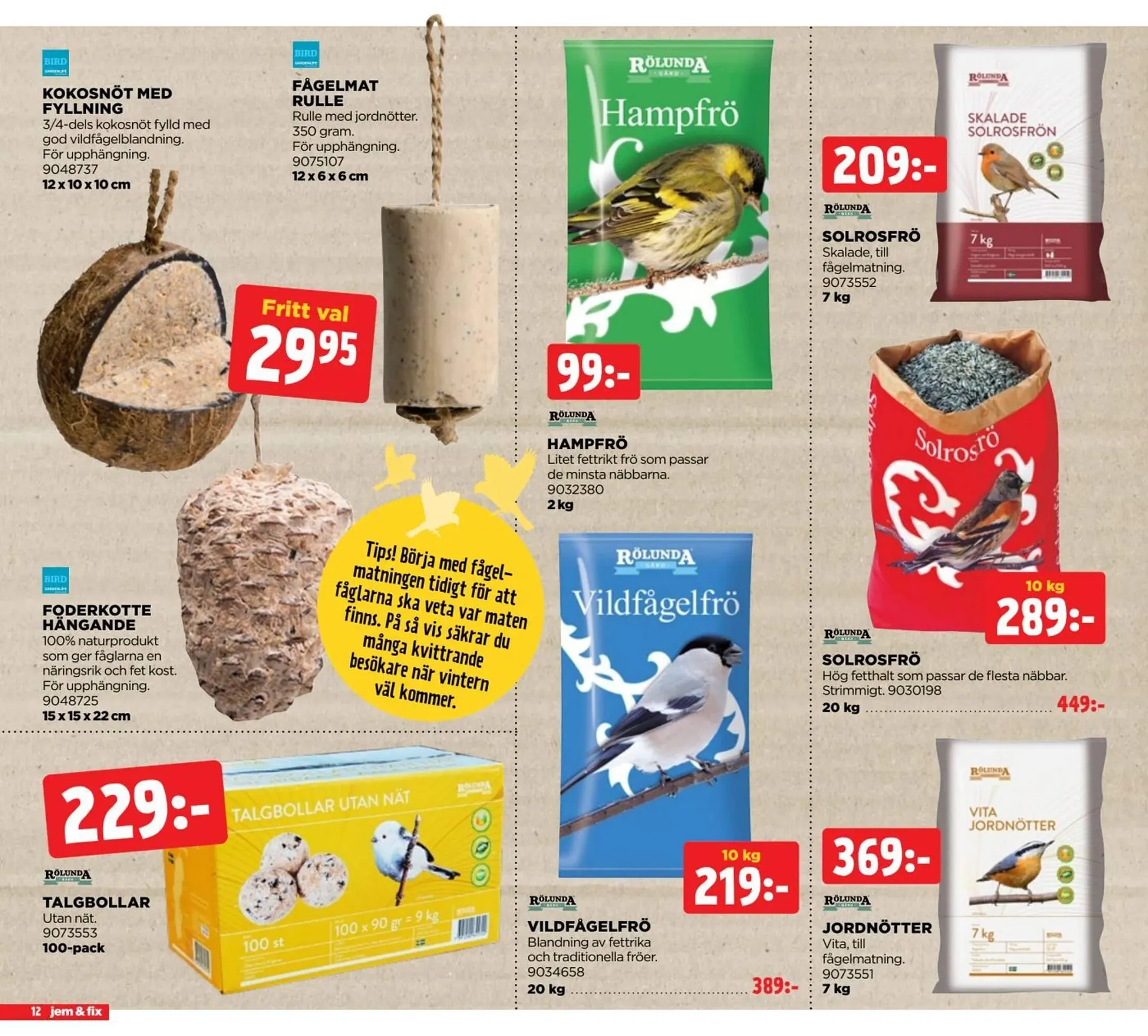 Jem&Fix reklamblad från 6 oktober till 20 oktober 2025 - Reklamblad sidor 12