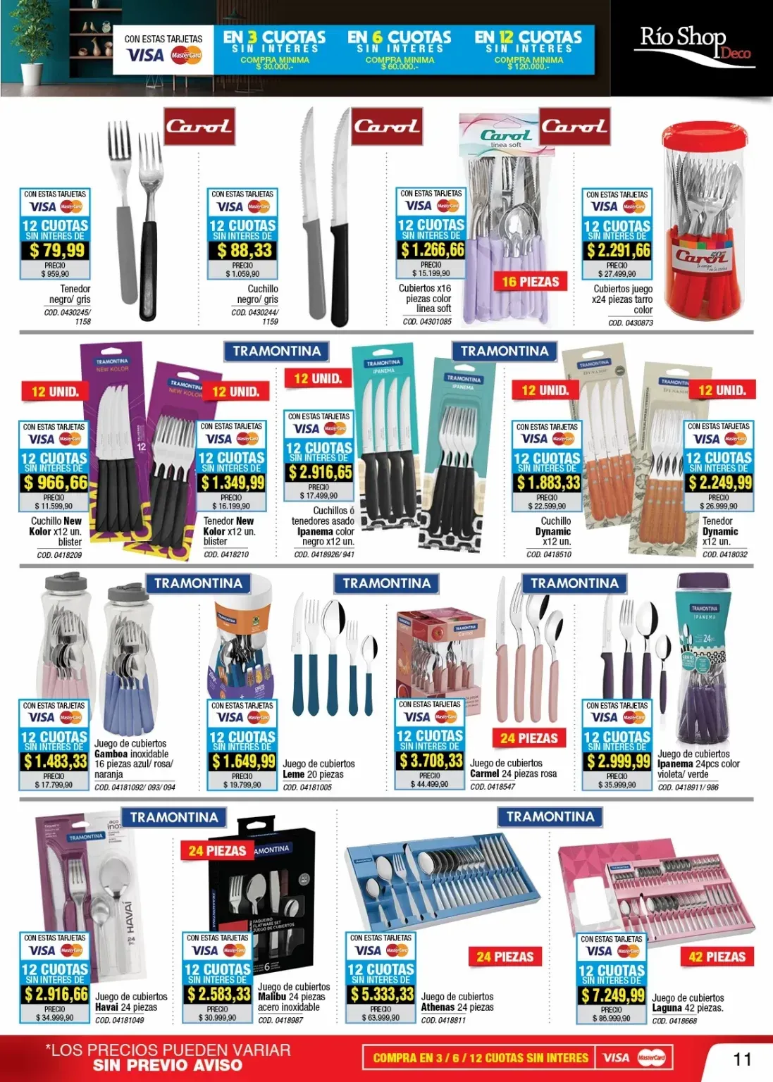 Ofertas de Rio Shop Deco Ofetas del mes 9 de septiembre al 4 de octubre 2025 - Página 11 del catálogo