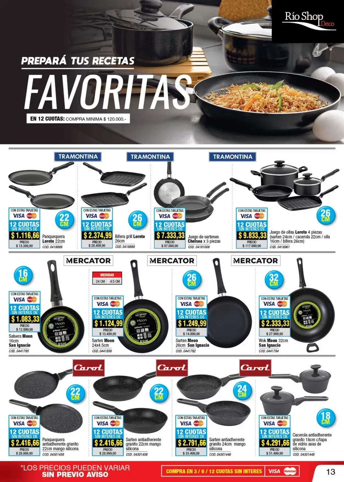 Ofertas de Rio Shop Deco Ofetas del mes 9 de septiembre al 4 de octubre 2025 - Página 13 del catálogo