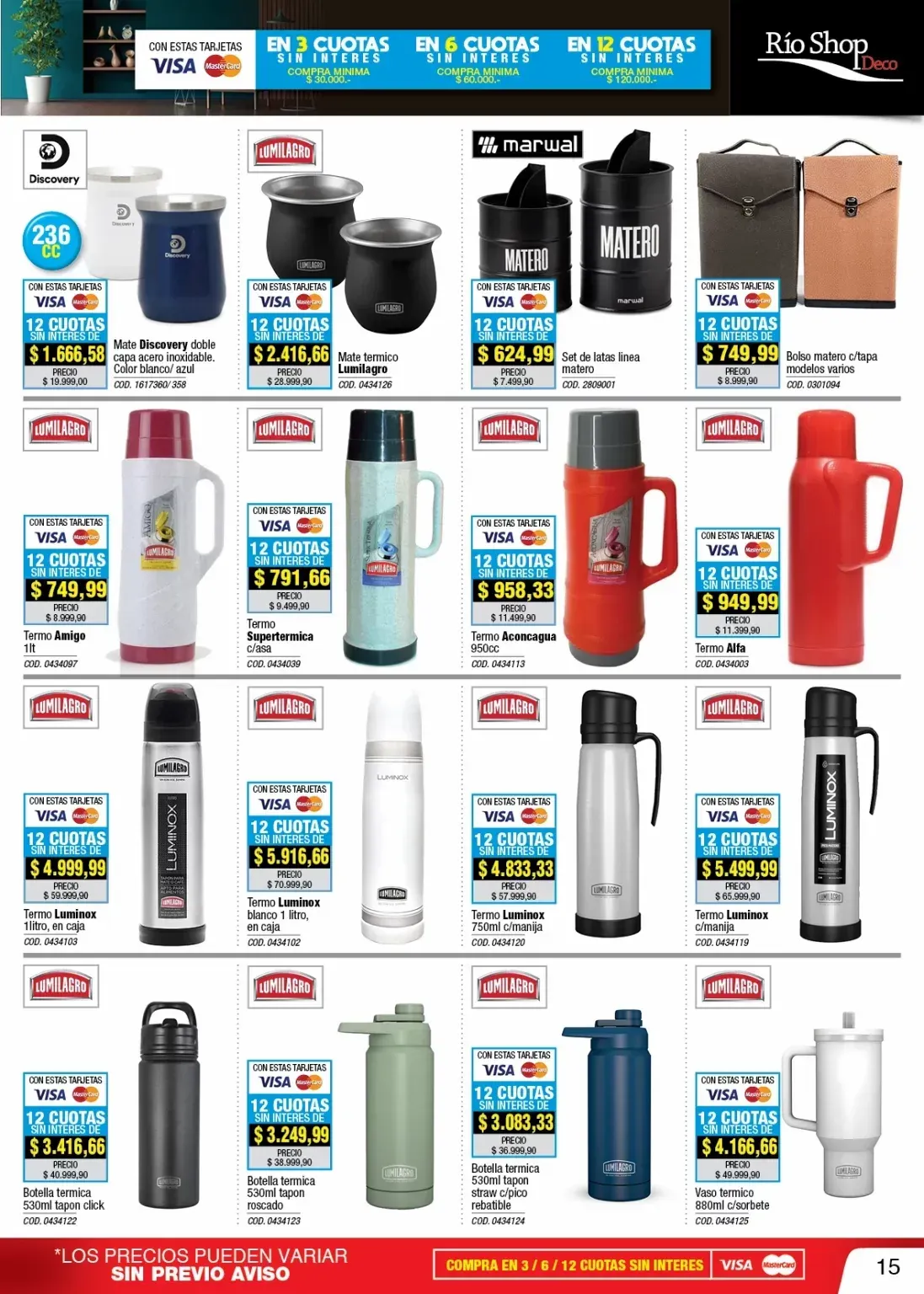 Ofertas de Rio Shop Deco Ofetas del mes 9 de septiembre al 4 de octubre 2025 - Página 15 del catálogo