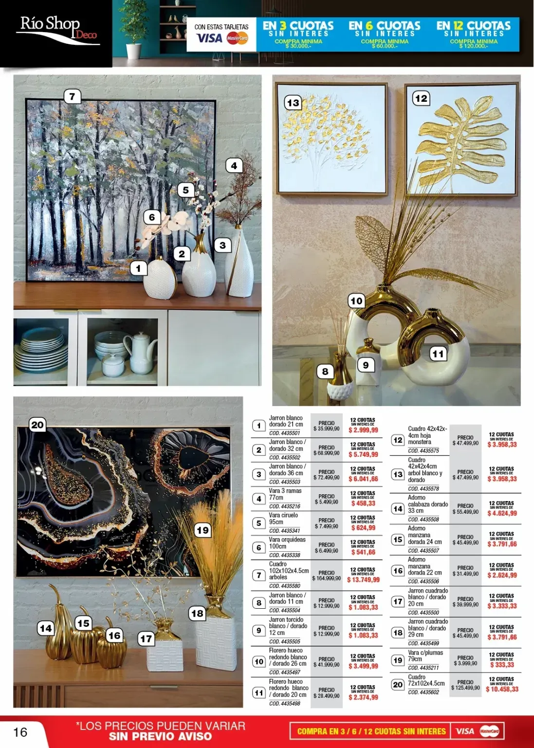 Ofertas de Rio Shop Deco Ofetas del mes 9 de septiembre al 4 de octubre 2025 - Página 16 del catálogo