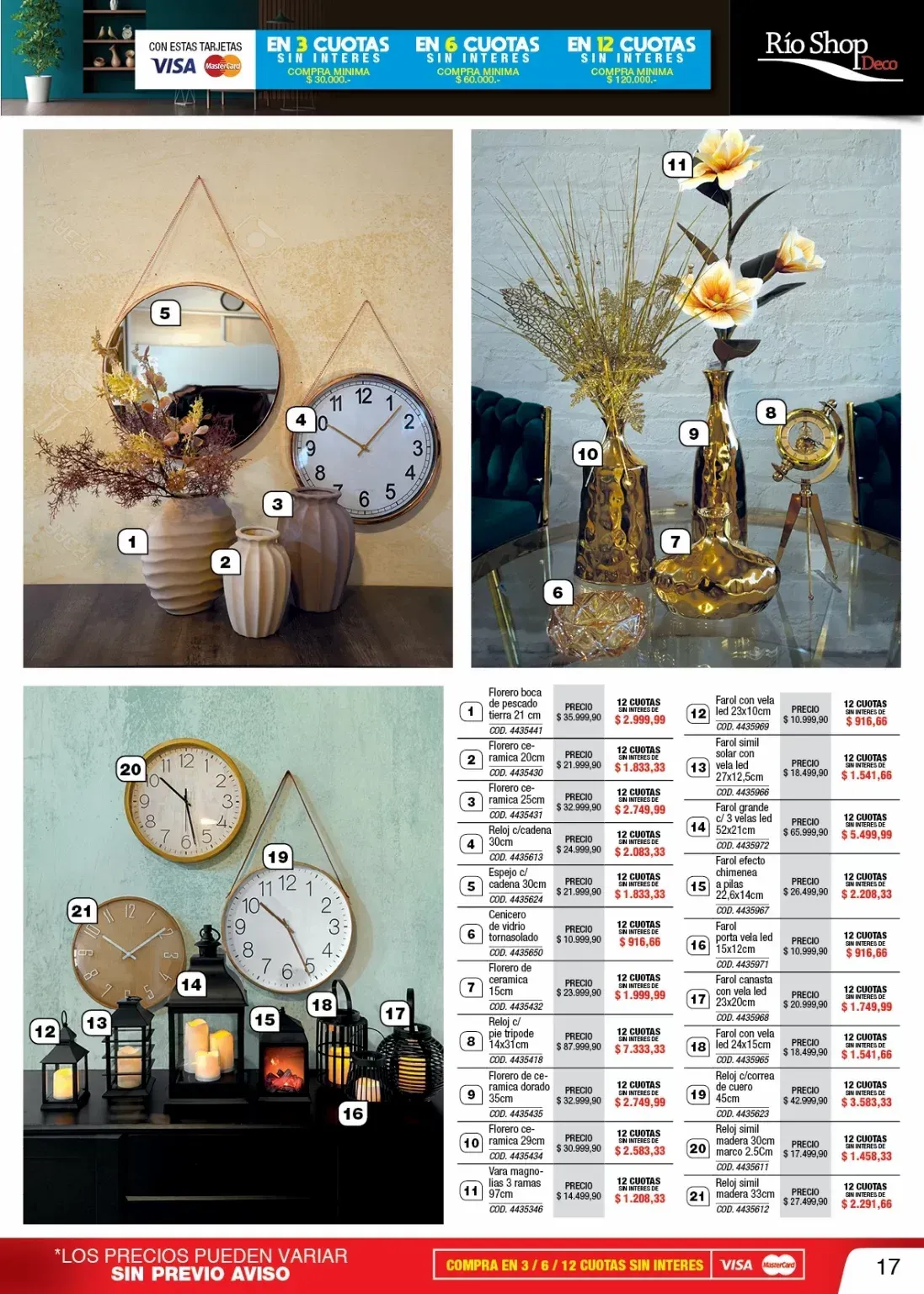 Ofertas de Rio Shop Deco Ofetas del mes 9 de septiembre al 4 de octubre 2025 - Página 17 del catálogo