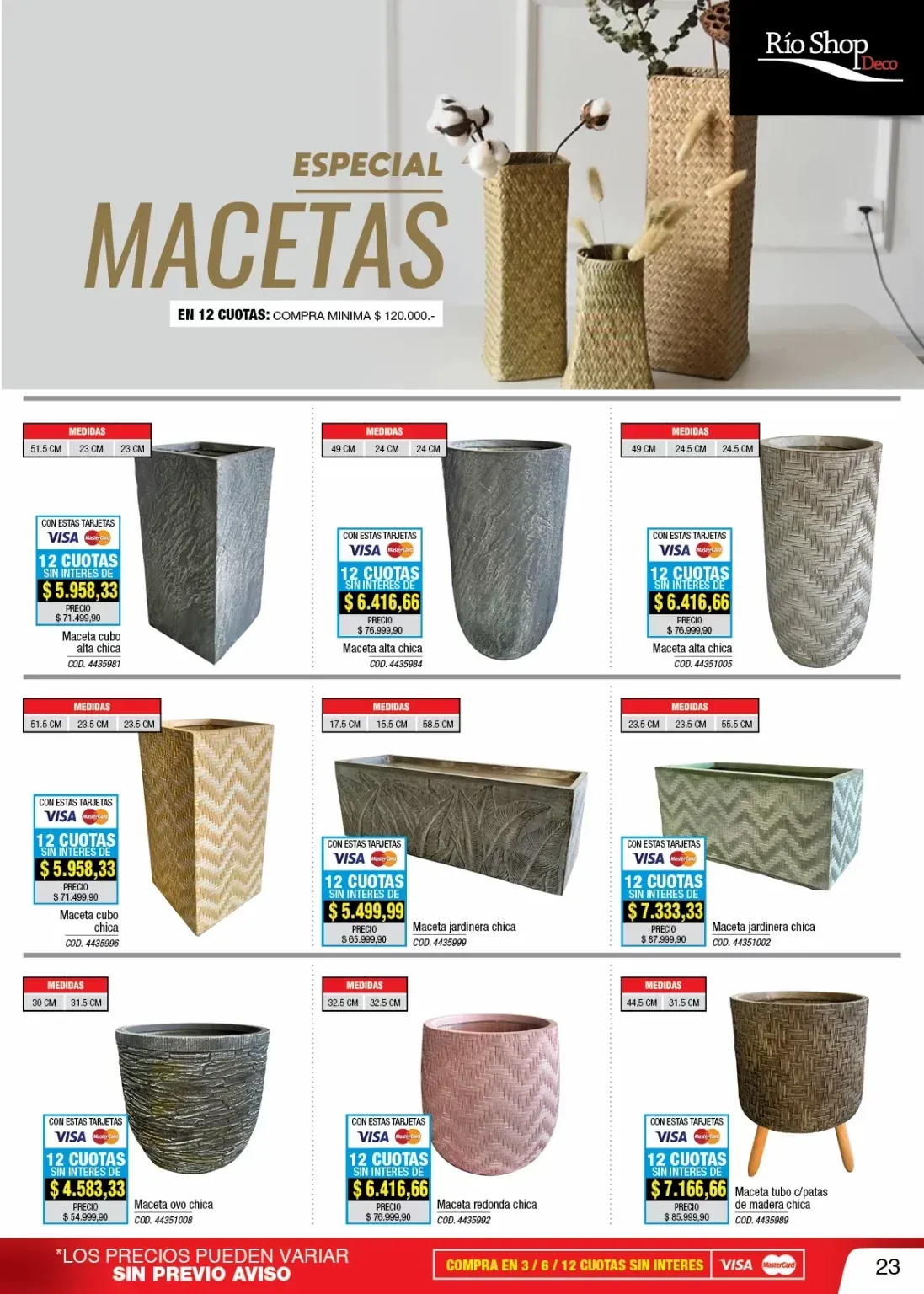 Ofertas de Rio Shop Deco Ofetas del mes 9 de septiembre al 4 de octubre 2025 - Página 23 del catálogo