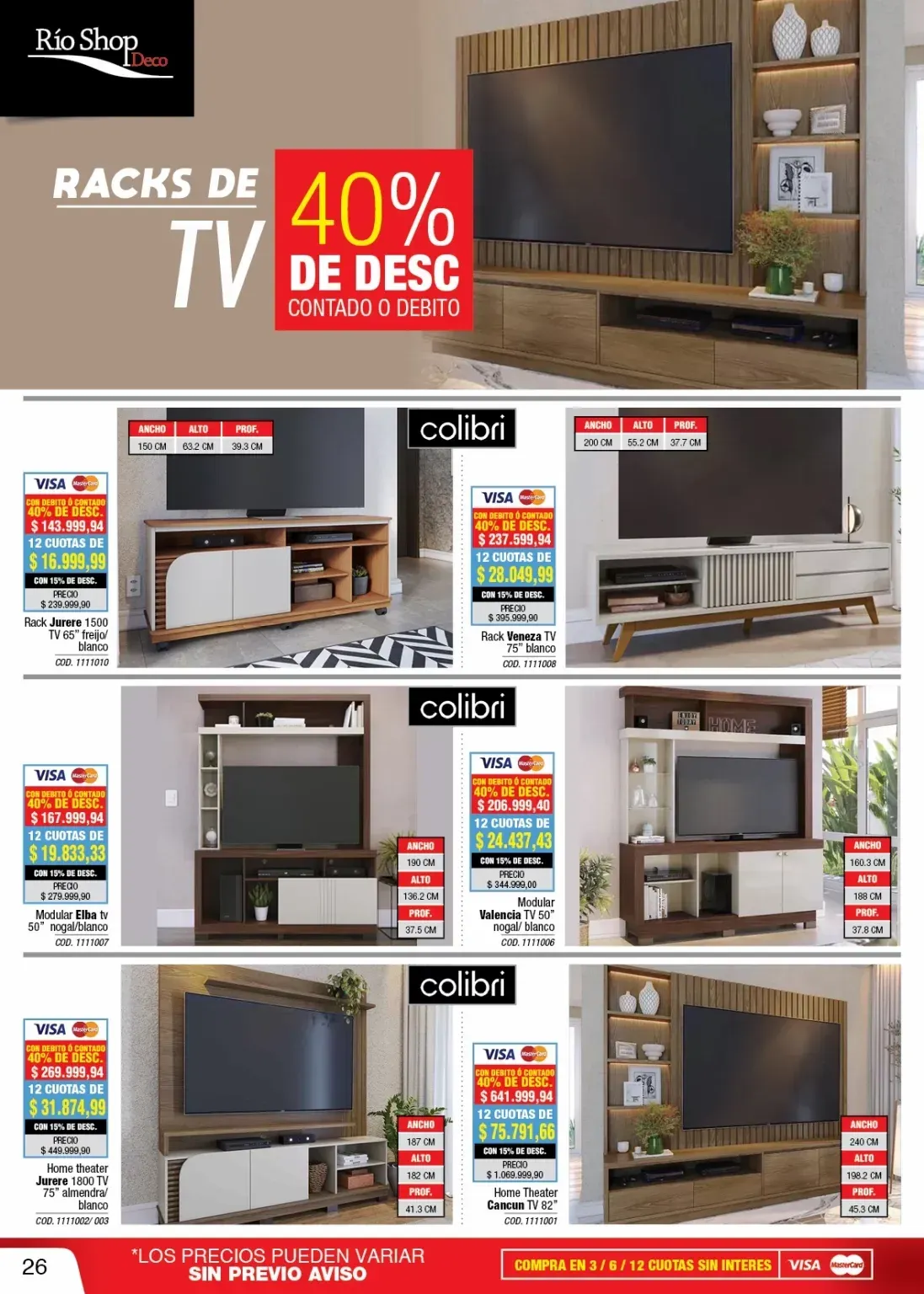 Ofertas de Rio Shop Deco Ofetas del mes 9 de septiembre al 4 de octubre 2025 - Página 26 del catálogo