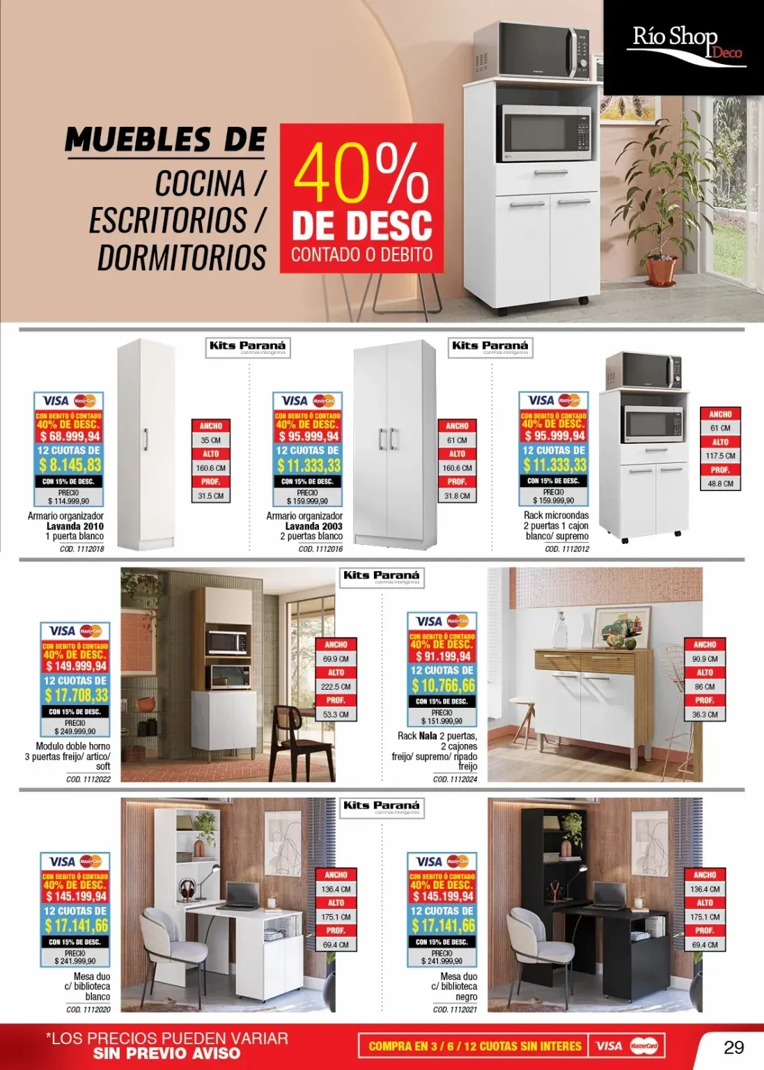 Ofertas de Rio Shop Deco Ofetas del mes 9 de septiembre al 4 de octubre 2025 - Página 29 del catálogo