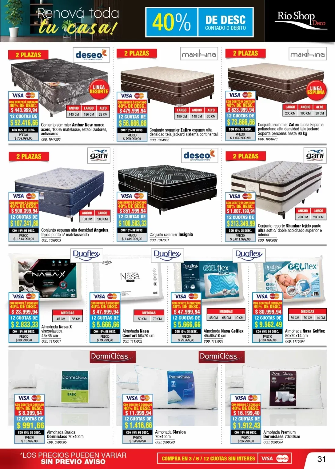 Ofertas de Rio Shop Deco Ofetas del mes 9 de septiembre al 4 de octubre 2025 - Página 31 del catálogo